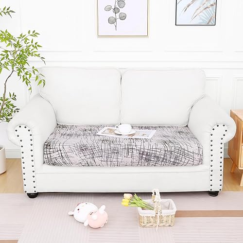 Miniatura 177 de Smiry Fundas de cojín de sofá con estampado, fundas de sofá elásticas y suaves para sofá, funda de sofá antideslizante lavable protector de muebles