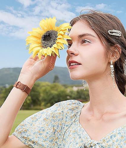 Vista 12 de Odbeai Correa compatible con correas Fitbit Versa 4/3 para mujer/Sense 2/Sense, bonita correa de repuesto suave con patrón floral bohemio para Negro