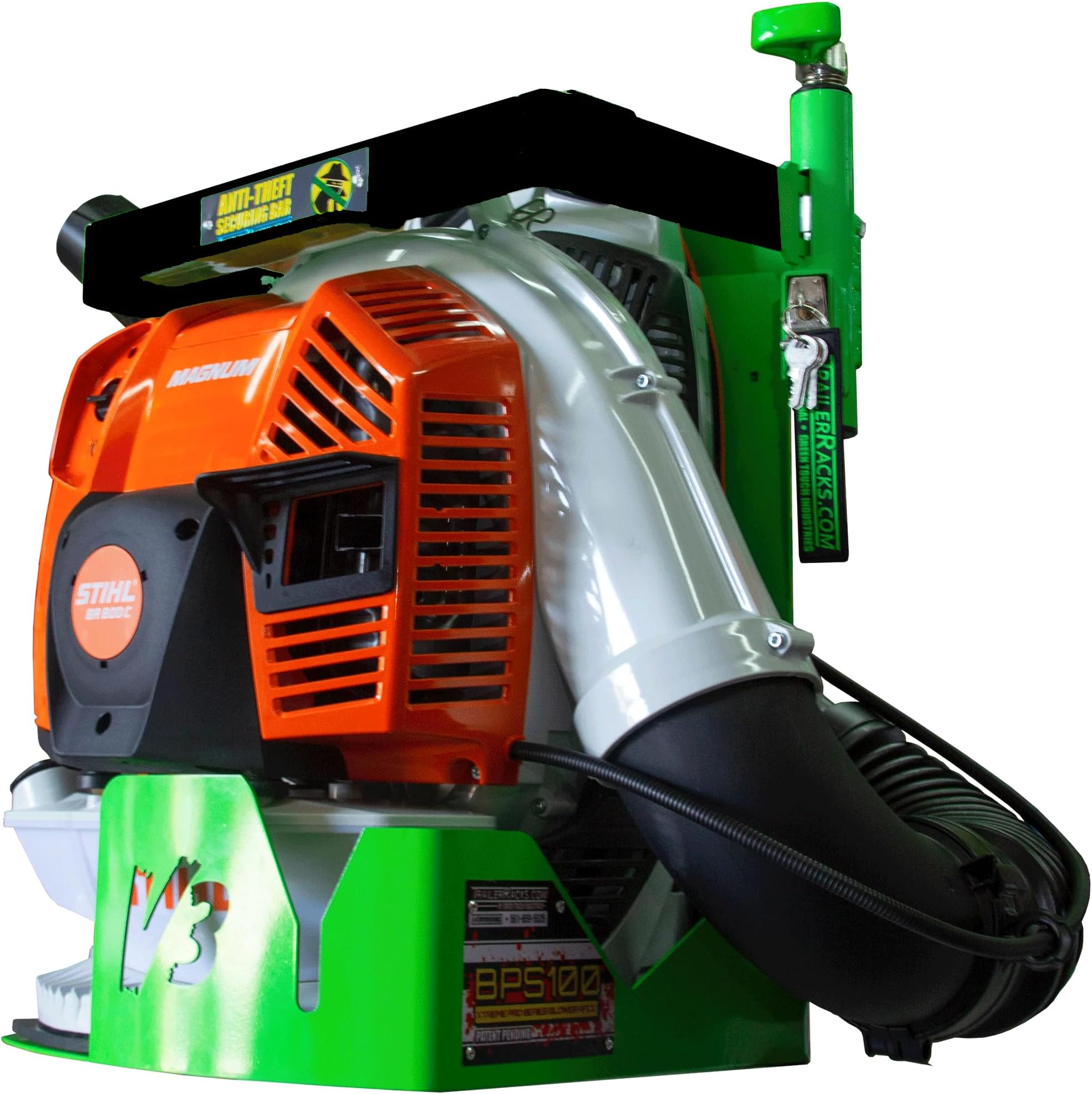 Green Touch Industries Xtreme Pro Series Backpack Blower Rack Version 3 (Item#: BPS100)