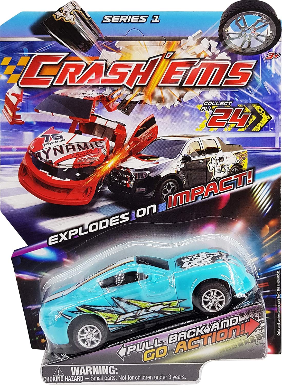 Grizzly Pull Back car|2 Modes Racing Stunt Vehicle Toy|Explodes on Impact|Crash Car|Racing Toy|Friction High Speed Car|Birthday & Return Gift|Outdoor Indoor Toy for Kids 3 Yrs+