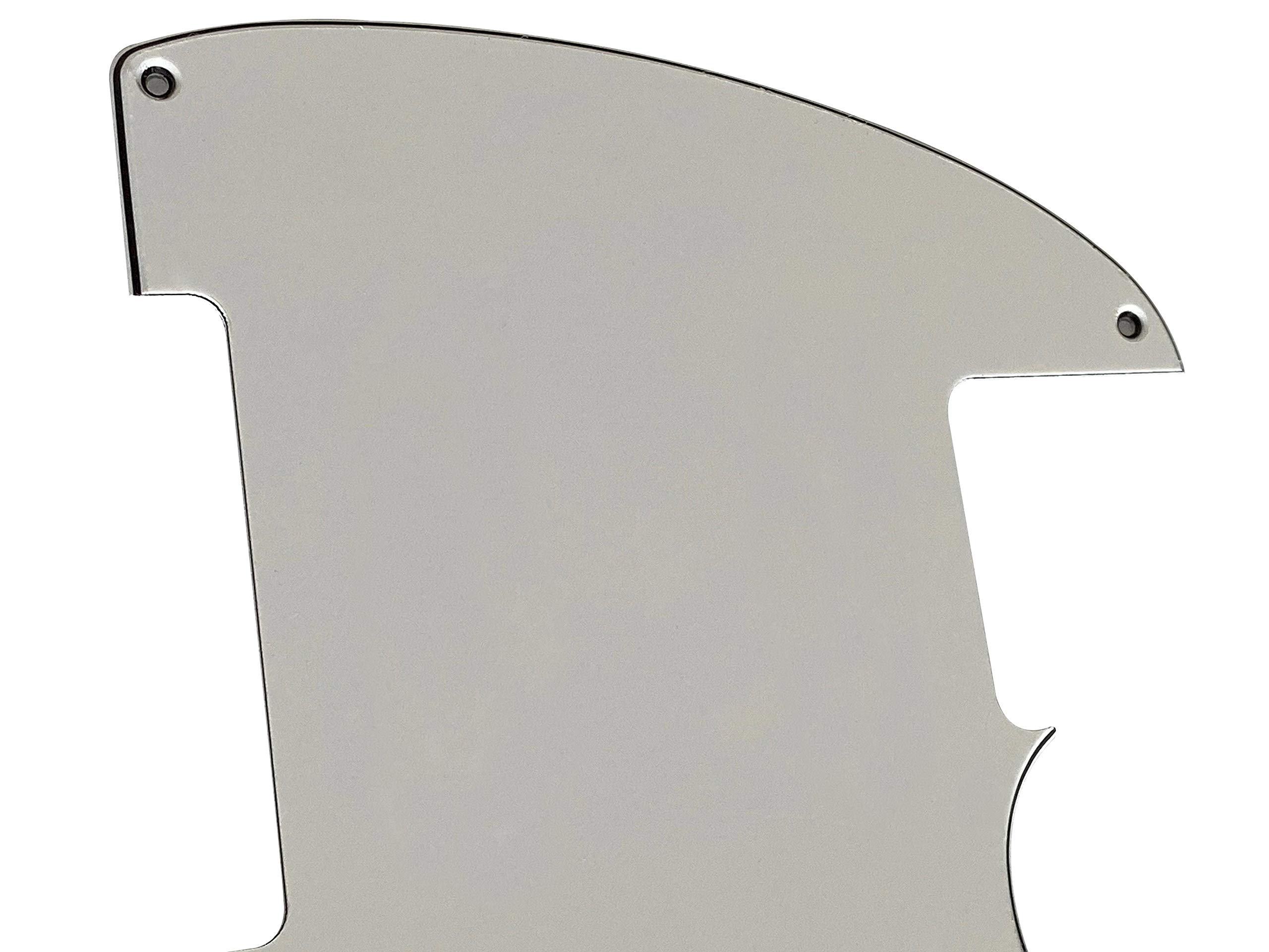For Fender Esquire Telecaster 5-Hole Blank Guitar Pickguard (3 Ply White)