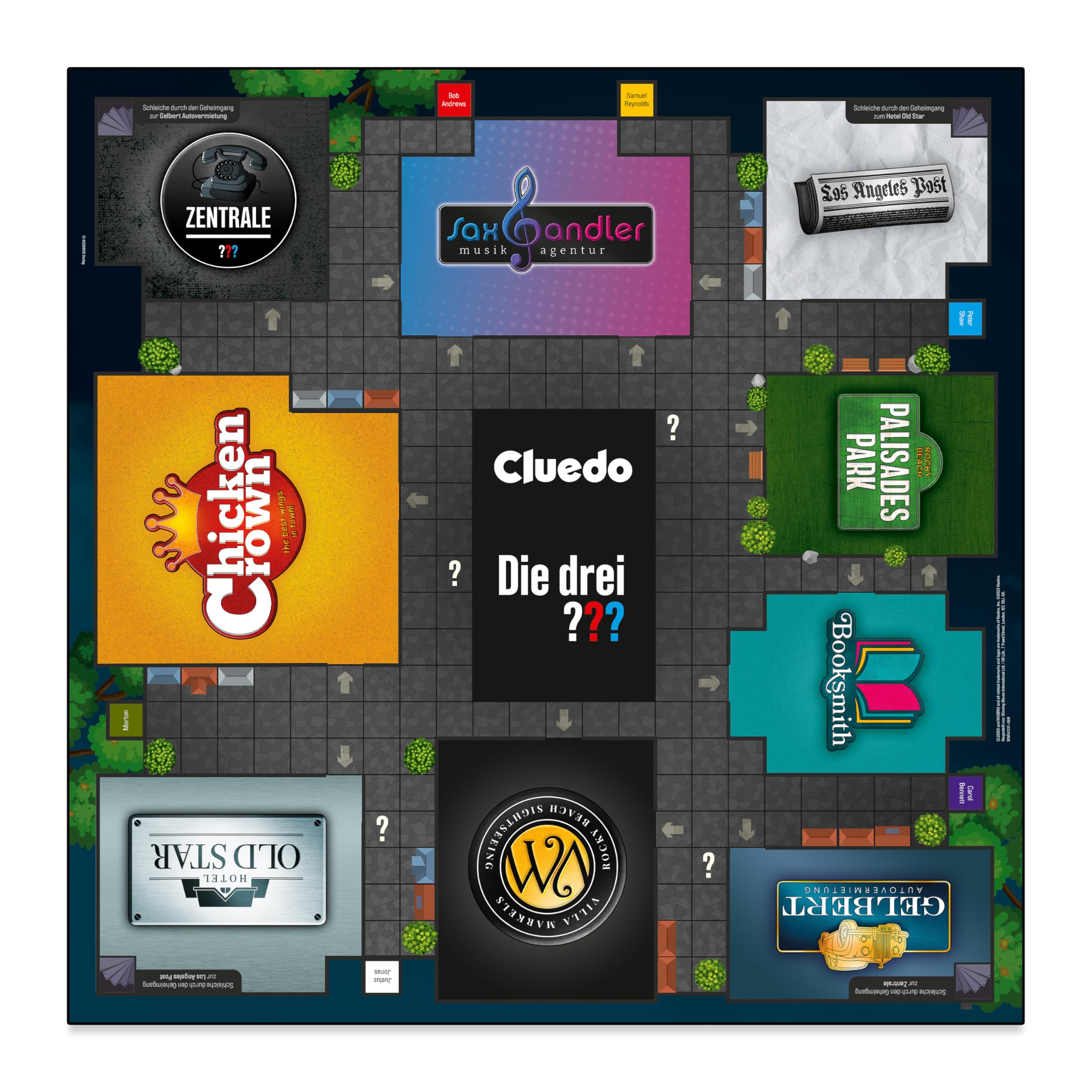 Cluedo - Die DREI ??? Fragezeichen Spiel Gesellschaftsspiel Brettspiel deutsch