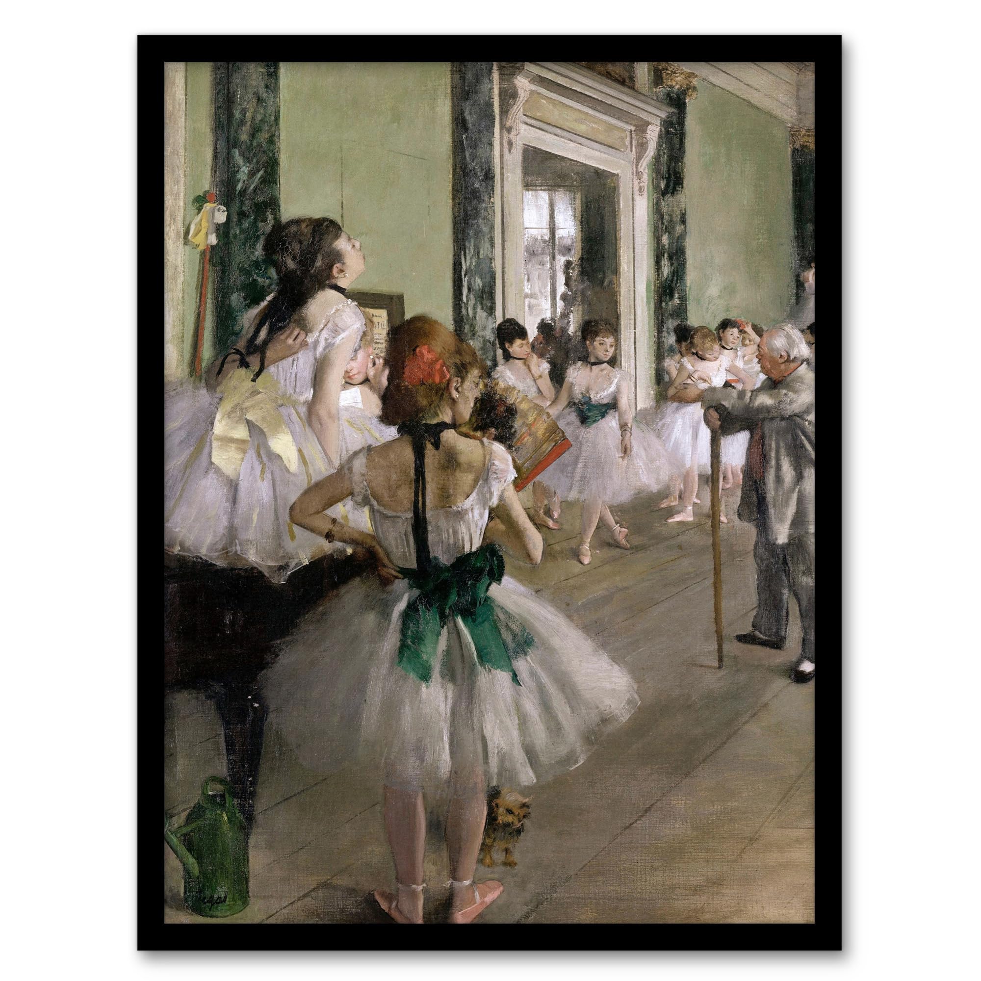 Artery8 Edgar Degas The Ballet Class Dance Studio Framed Wall Art Print Home Décor A4