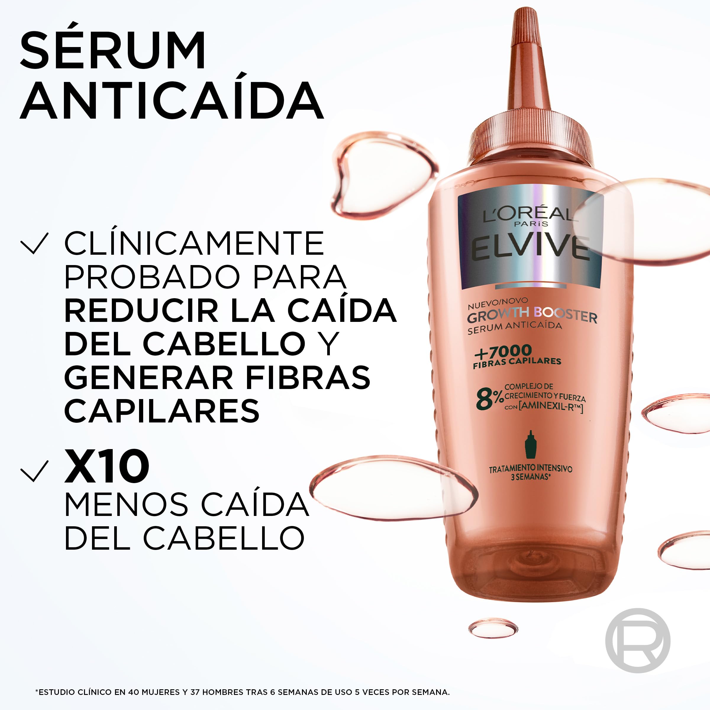 L'Oréal Paris Elvive Growth Booster Serum Anticaída 102ml — view 4