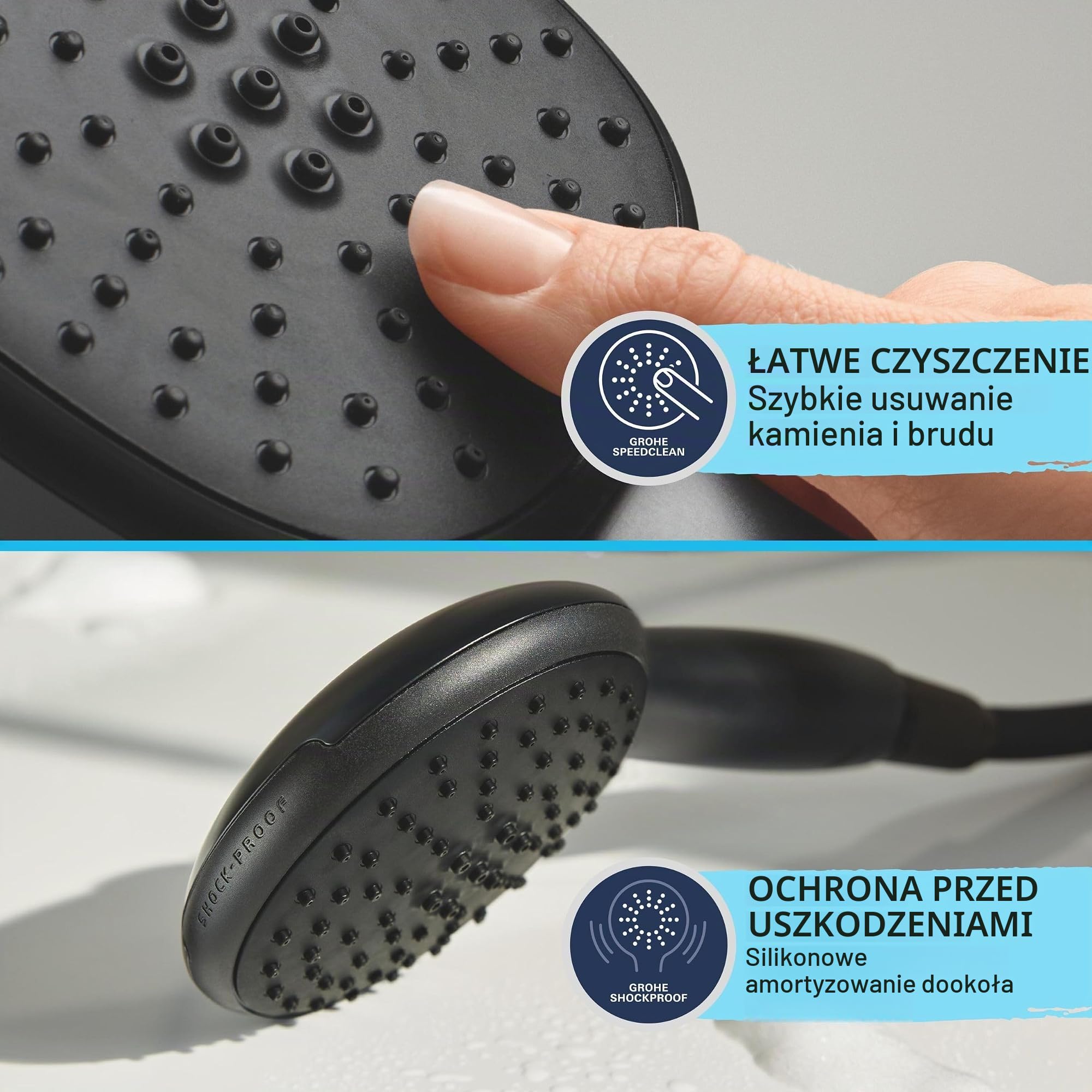 Grohe Vitalio Start 110 Shw Rail Set 600 Mm Zestaw Prysznicowy, Mat Czarny, ‎15 x 11 x 12,7 cm; 1,22 kg
