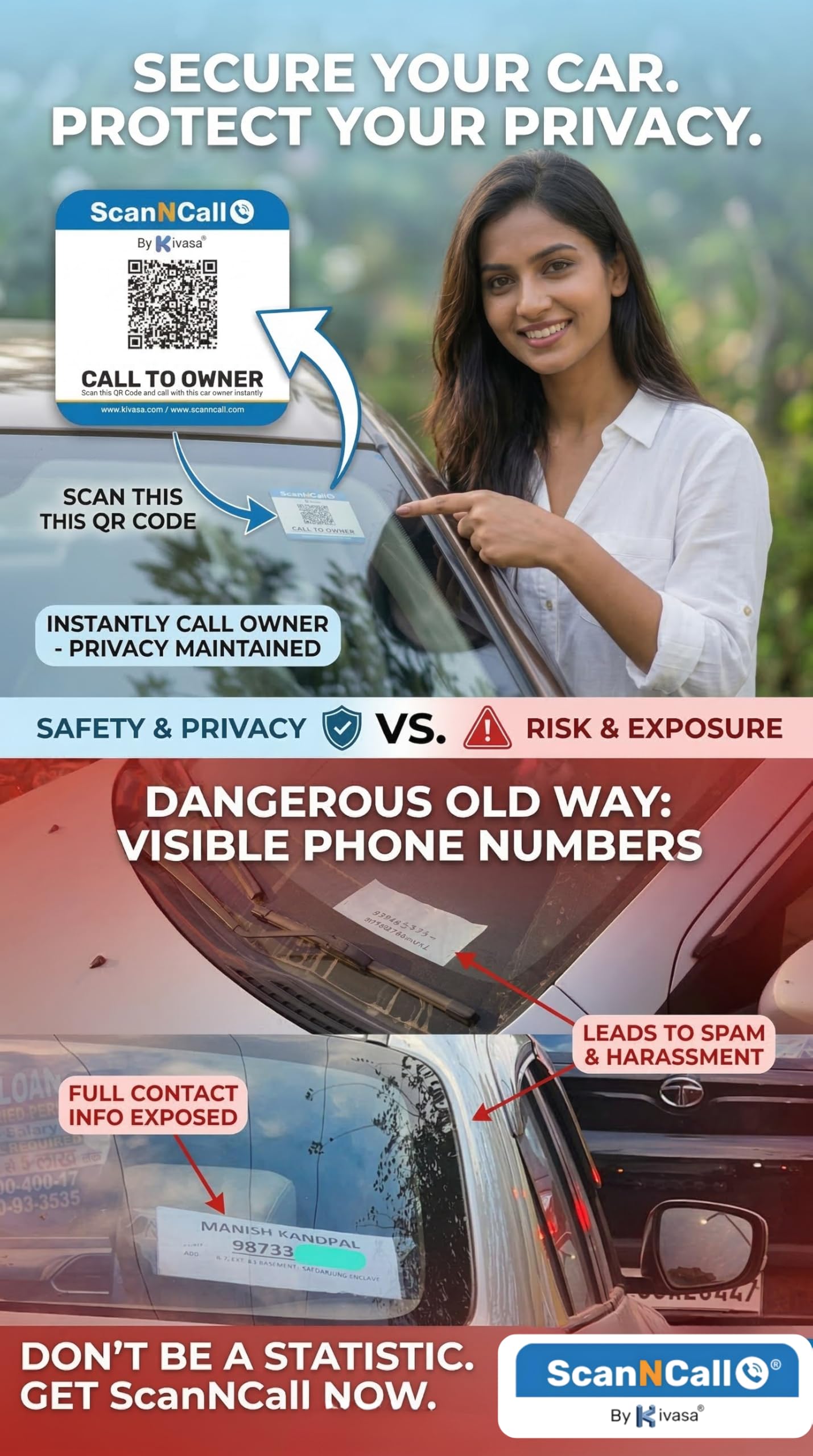 ScanNcall Car Owner Intercom - No Phone Number! -3