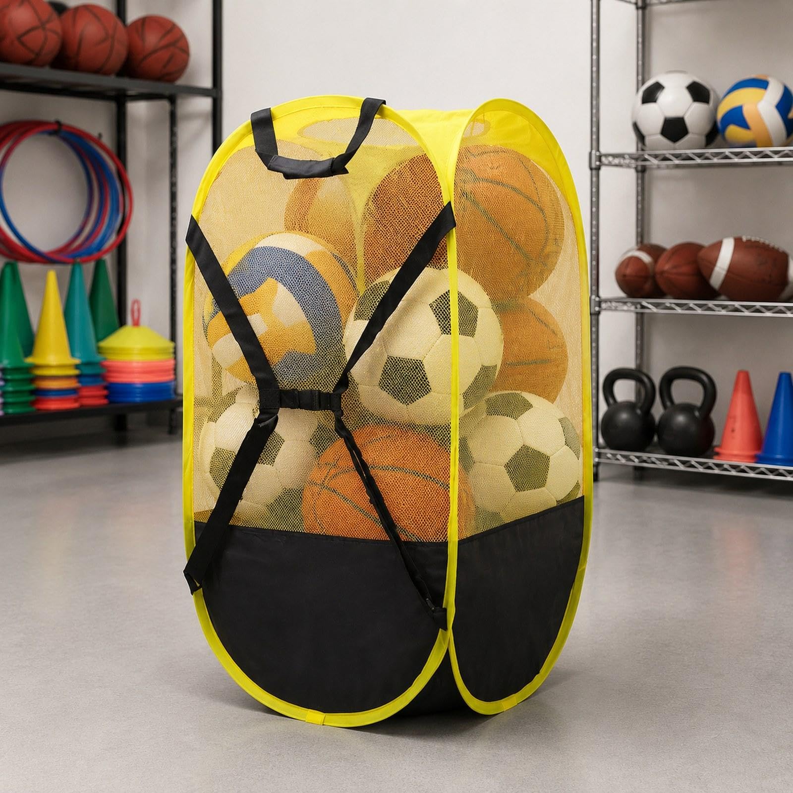 Bolsa para Balones Deportivos, Ideal para Balones de Fútbol, ​​natación Y Otros Artículos Deportivos.