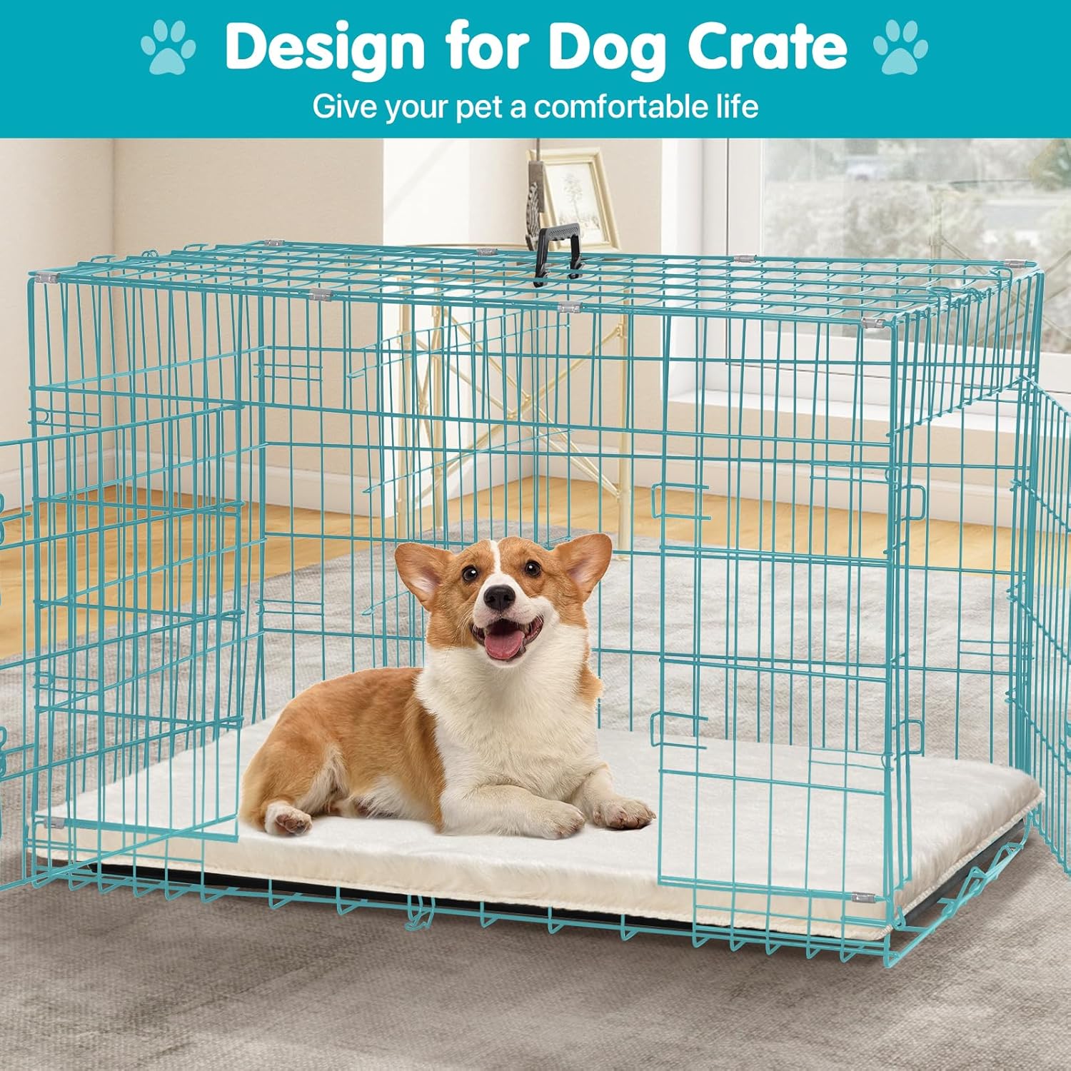 Ultimate Comfort: Review of the Washable Dog Crate Pad for Small and Medium Dogs