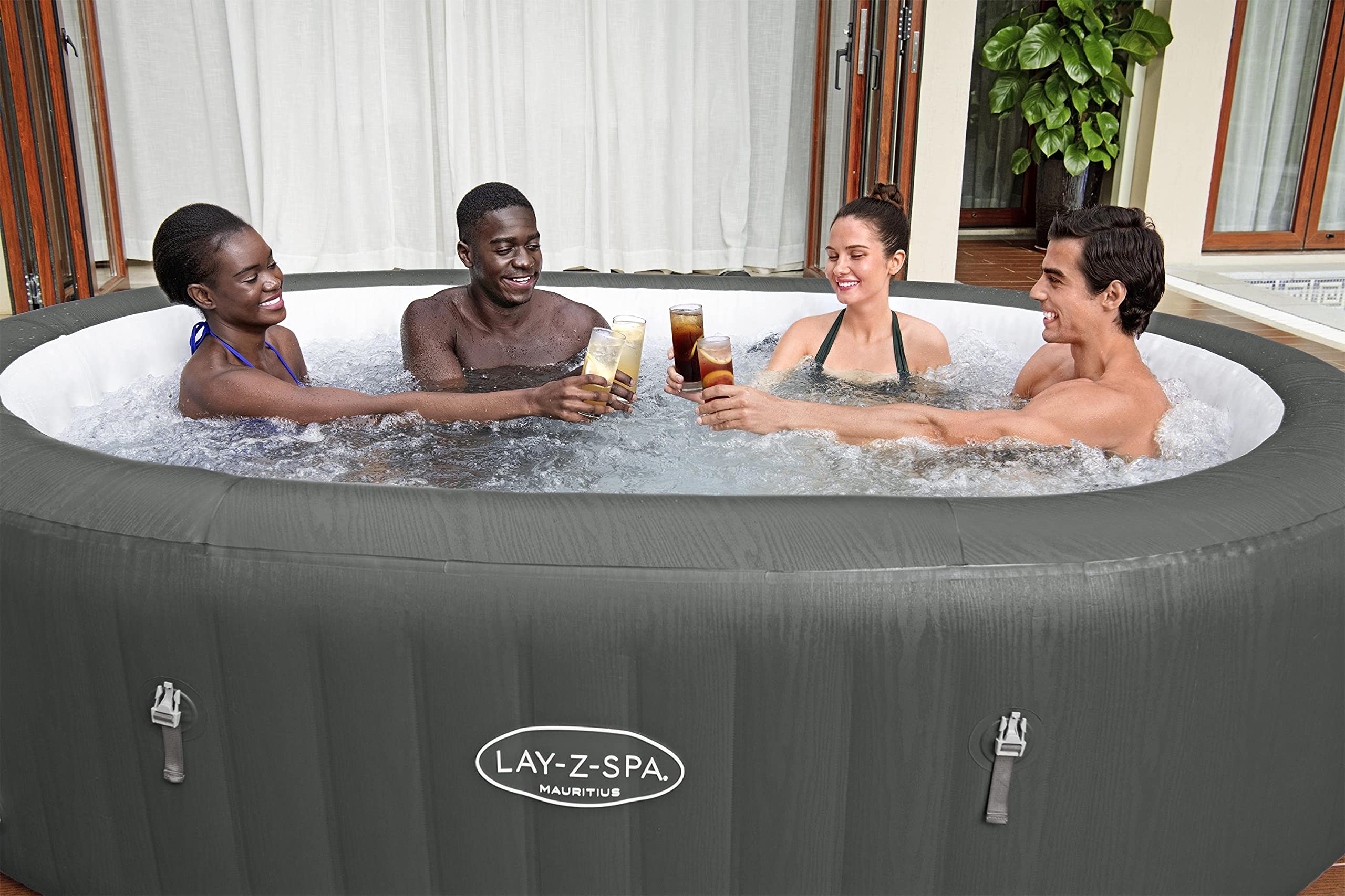 Bestway® Lay-Z-SPA® Whirlpool Mauritius AirJet™ 270 x 180 x 71 cm, oval