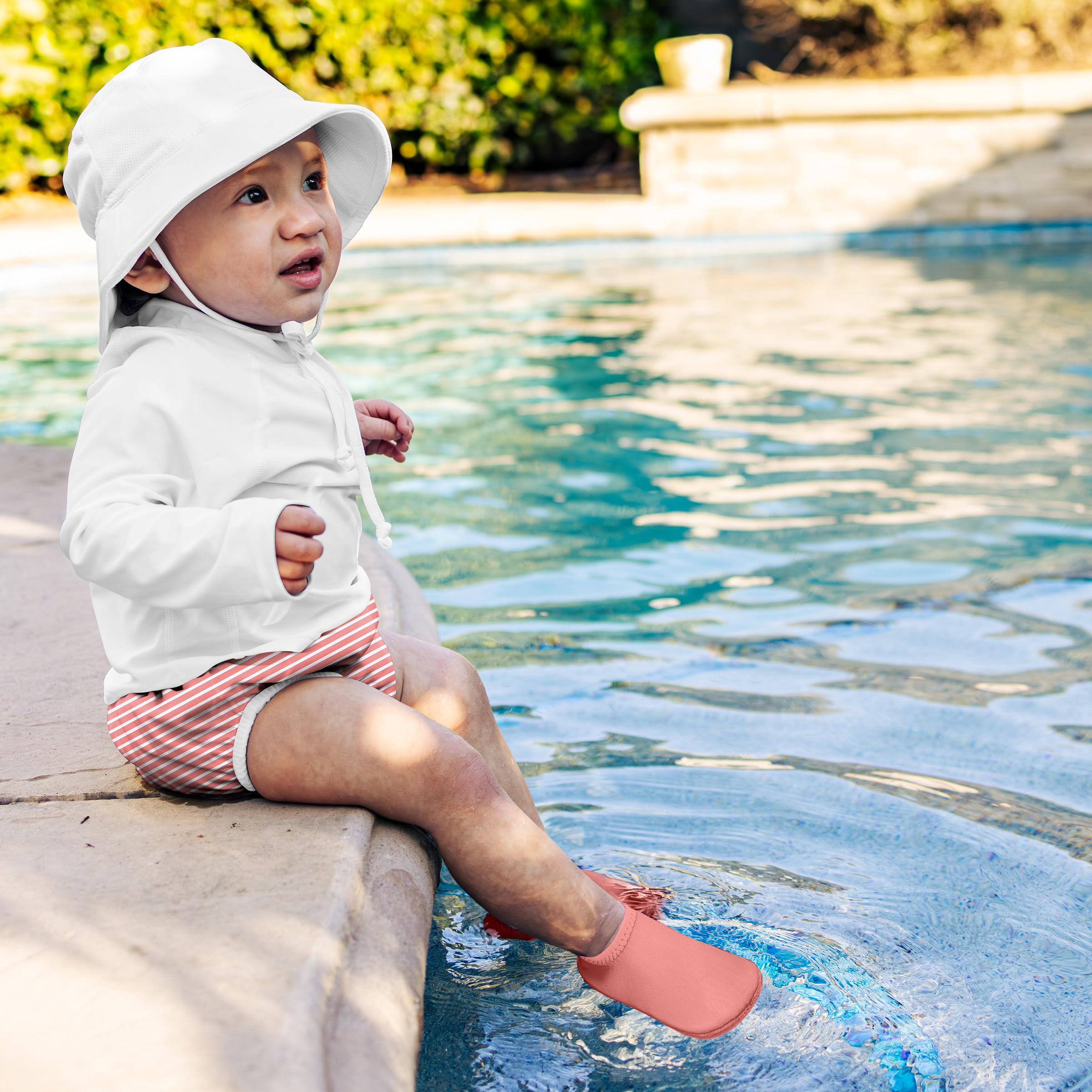 Green Sprouts Baby Toddler Water Socks - Coral - Size 3