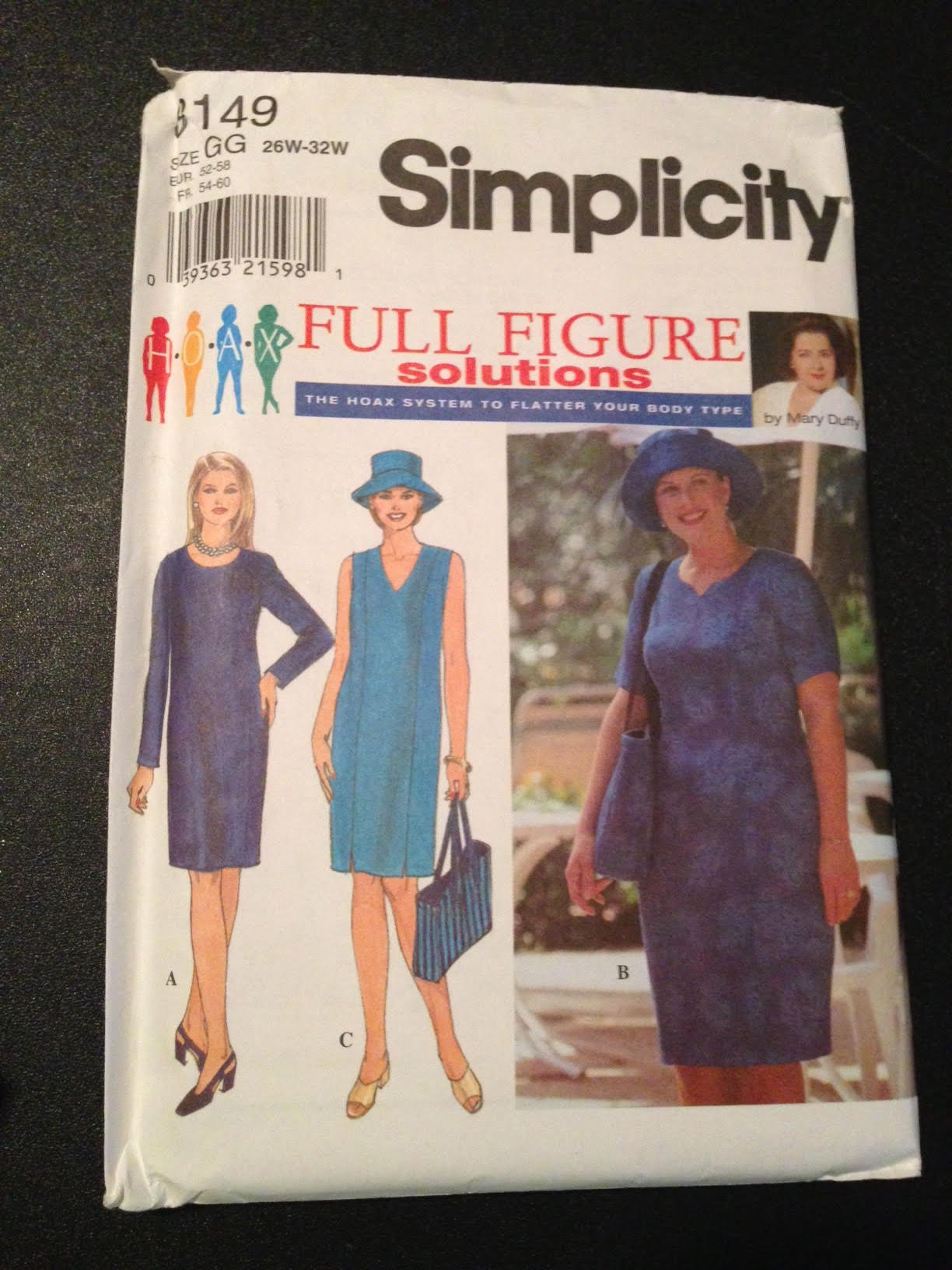Patron de couture pour tenue de plage avec robe chapeau sac Simplicity 8149