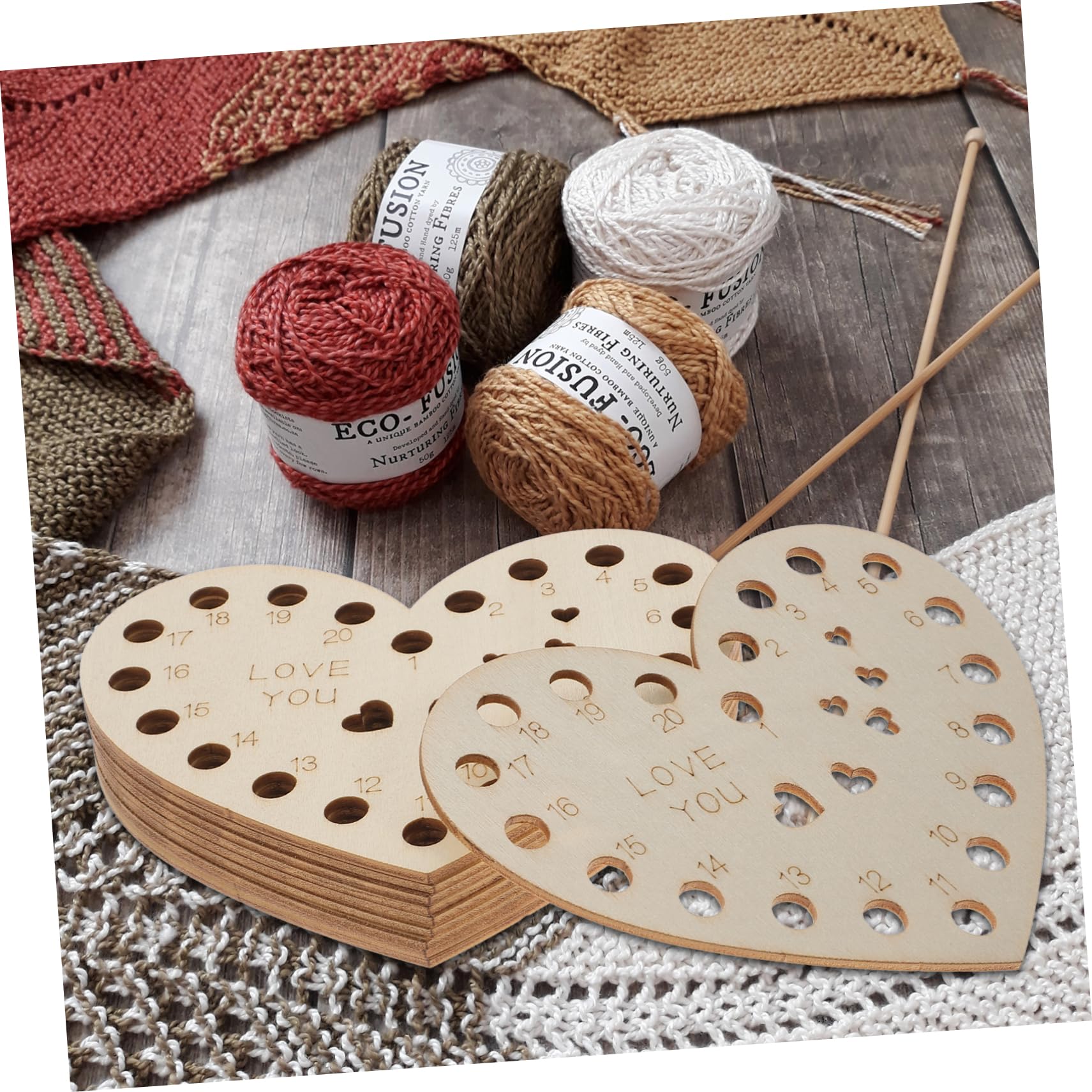 IWOWHERO Sewing Thread Organizer Cross Stitch Supplies Embroidery Floss Storage Board Thread Organizer Tool