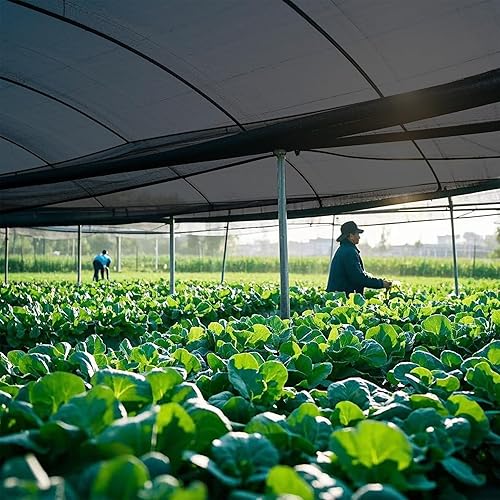 Miniatura 51 de winemana - Toldo para sombra del 90%, cubierta de sombra para perrera, resistente y duradera, lona de malla con ojales, para patio, plantas