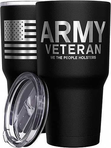 Vista 29 de We The People Holsters - Vaso térmico de 30 onzas, 0% Liberal, Negro