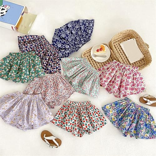 Miniatura 2 de Pantalones cortos de verano para niñas pequeñas, estampado de flores, a la moda, lindos pantalones cortos para niñas, ropa para niñas y jóvenes