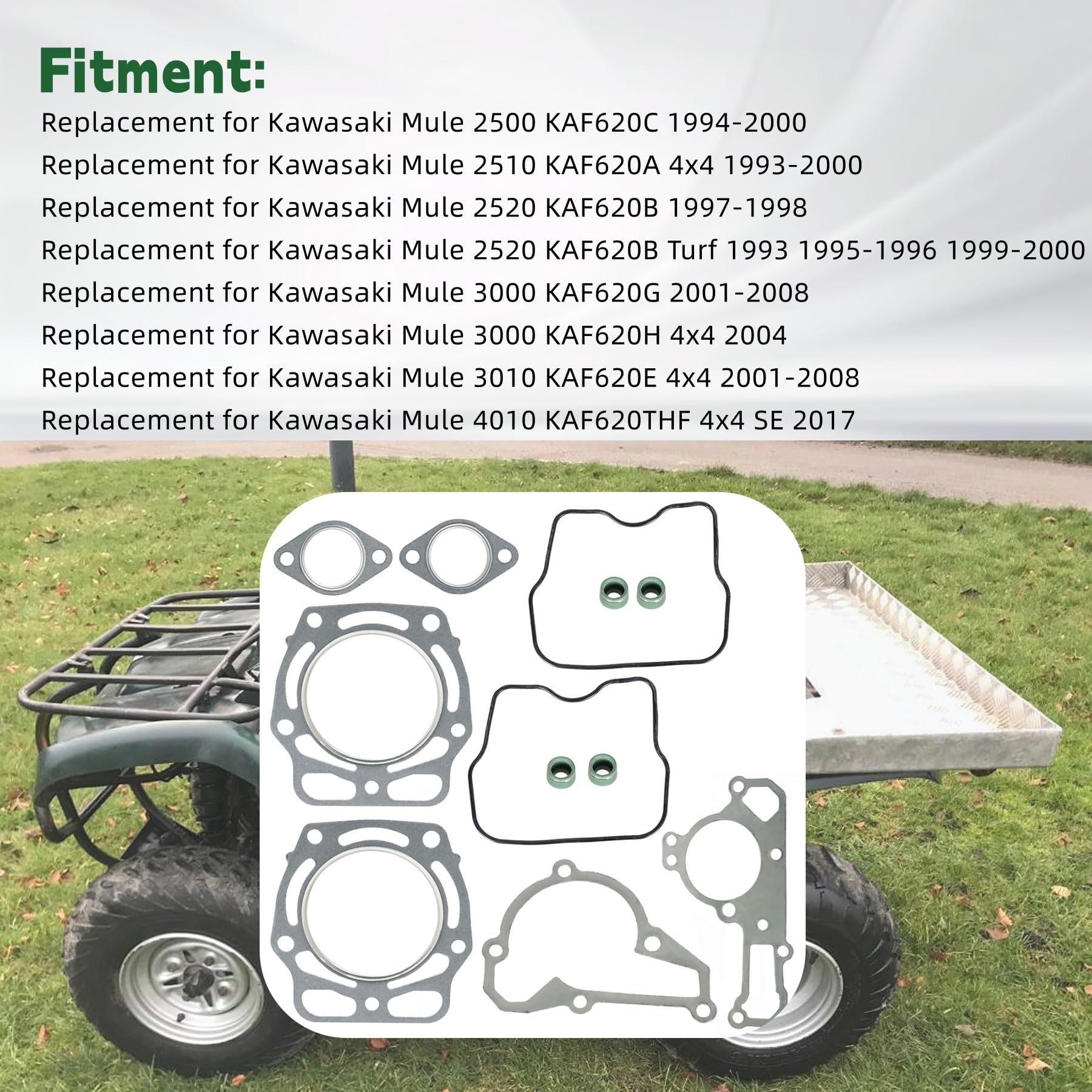 Amazon.com: ALL-CARB Top End Head Bottom Gasket Kit Replacement