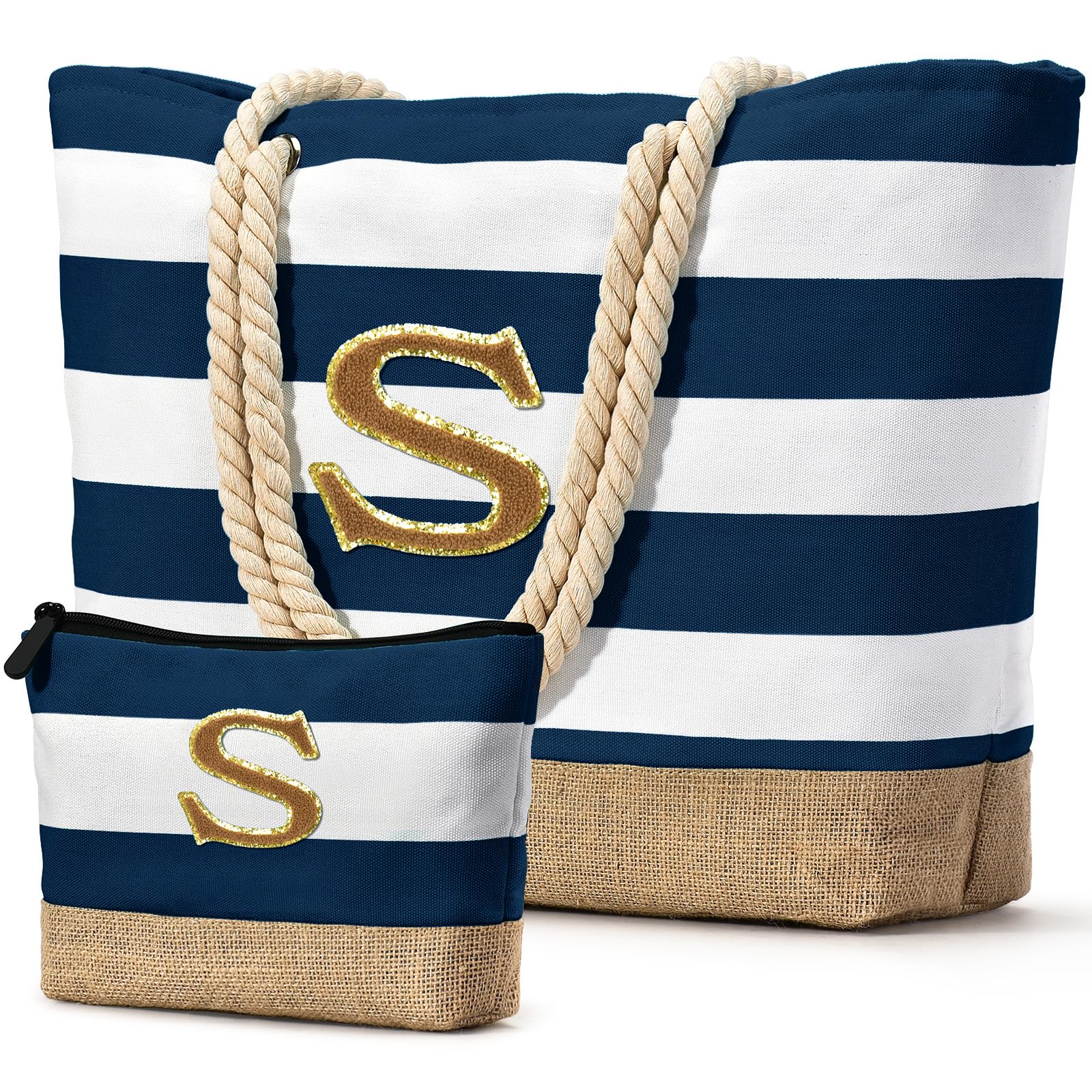 Becokan Initial Beach Tote