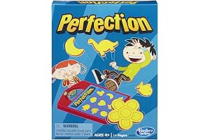 Hasbro Gaming Perfection Popping Shapes and Pieces Game Designed for Ages 4 to 8