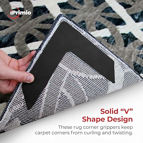 Miniatura 2 de NeverCurl Adhesivo para aflombras que evita que se enrollen las esquinas. Apto para suelos de madera. Para alfombres en interiores y exteriores.