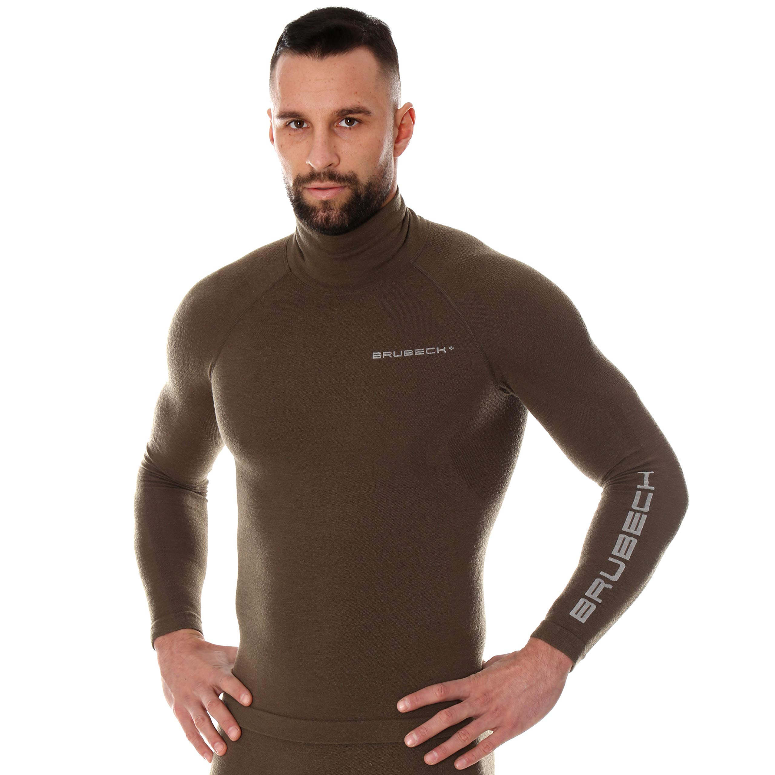 BRUBECK Herren Funktionshose oder Funktionsshirt | Langarmshirt | Kurzarmshirt | Base Layer | Funktionswäsche | Funktionsunterwäsche | Bekleidung | Trekkingshirt | Ranger