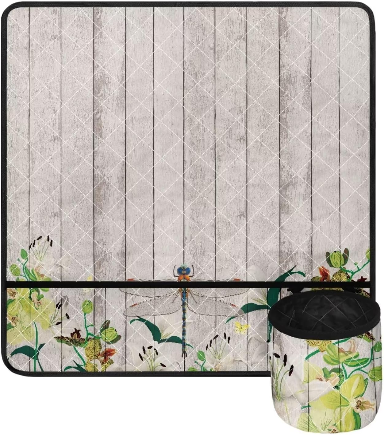 DISNIMO Claude Monet Poster Sewing Machine Pad for Table with Pockets, Pad Organizer for Sewing Machine Accessories, Waterproof 1pc Desk Mat Sewing Machine Mat,Sewing Accessories and Supplies