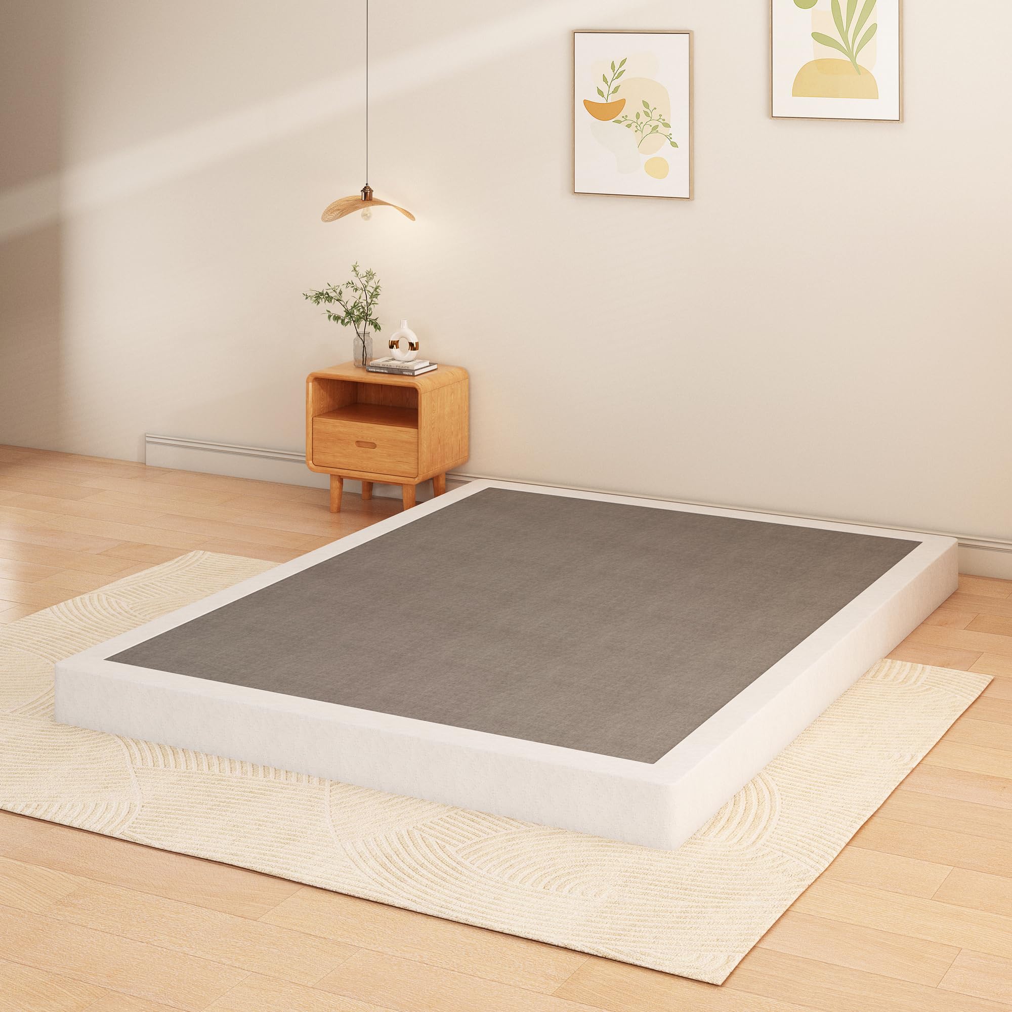 Photo 1 of YORTHEN 5-Inch Metal Box Spring – Low Profile Metal Foundation, Easy Assembly, Durable Support,Noise-Free,Full