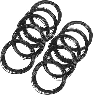 SHINEOFI 10 Rolls 1mm Black Aluminum Wire for Bonsai Tree Training and Plant Support DIY Craft Wire for Gardening Supplies 10 Meters Per Roll