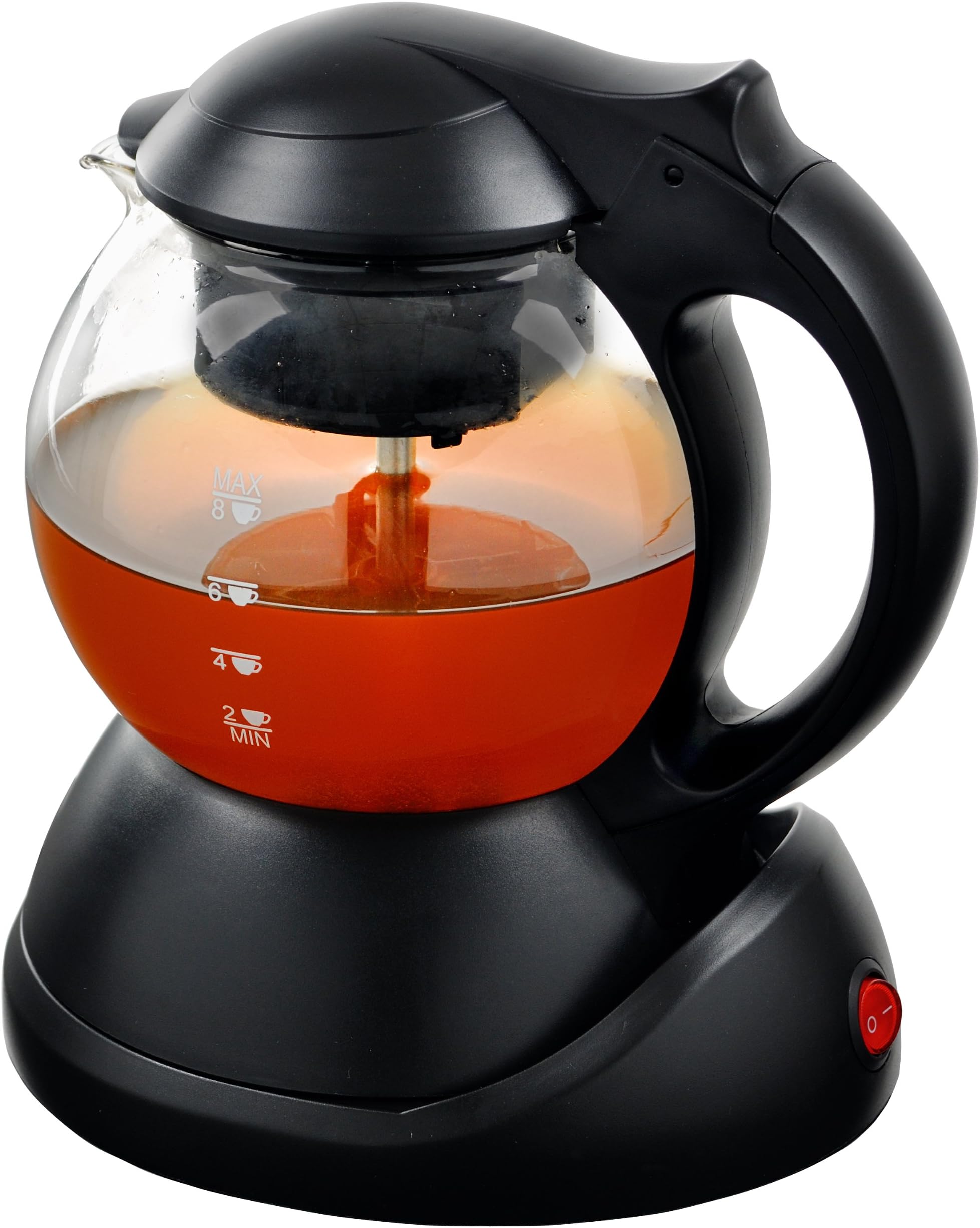 Team Kalorik Tea and Coffee Maker, 1 L Capacity for 8 Cups, 600 W, Black, TKG TKB 1023.1