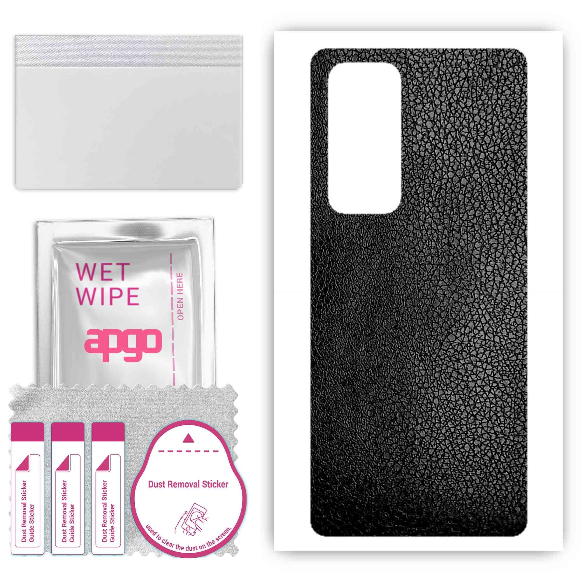 Pellicola Protettiva Posteriore Apgo Per Oppo Find X3 Neo – Vinile Nero Opaco Antigraffio E Antimpronta