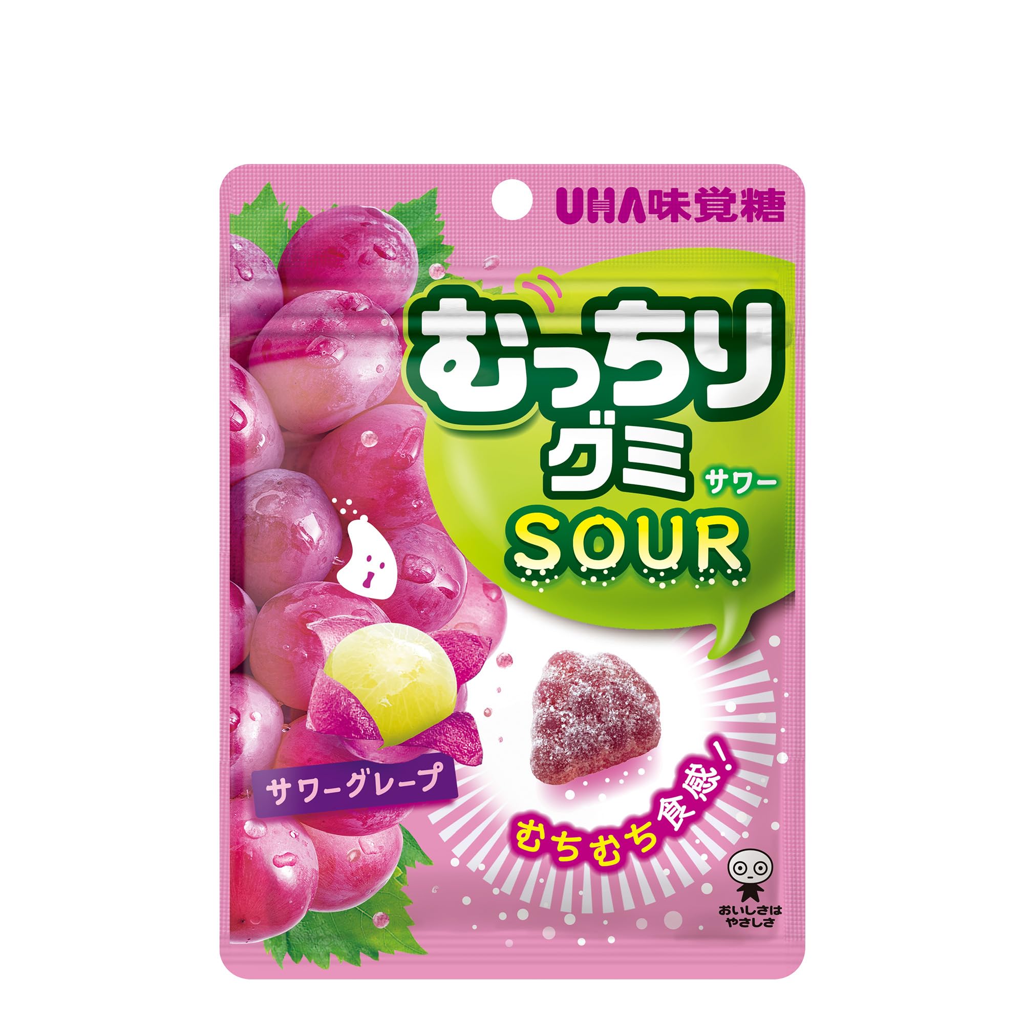 Amazon | UHA味覚糖 [公式] むっちりグミサワー サワーグレープ 20袋