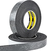 Vista 10 de Cinta de espuma de sellado de una cara de 1.8 pulgadas x 16.4 pies, cinta de esponja resistente a la intemperie, cinta de sellado aislante Blanco