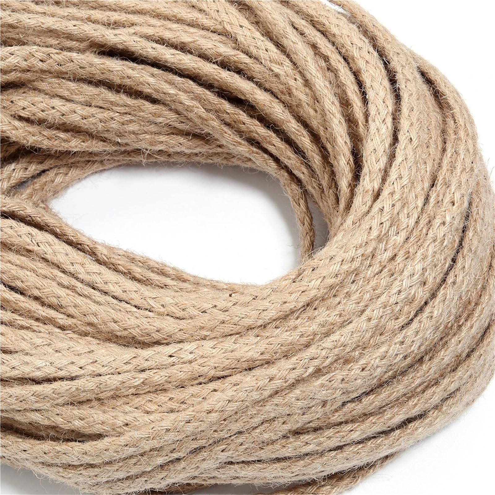 100 m breit, 6–8 mm, Jute-Seil, Schnur, Juteband, Basteln, Nähen, DIY, Jute, Hanf, Party-Dekoration Für Camping Garten