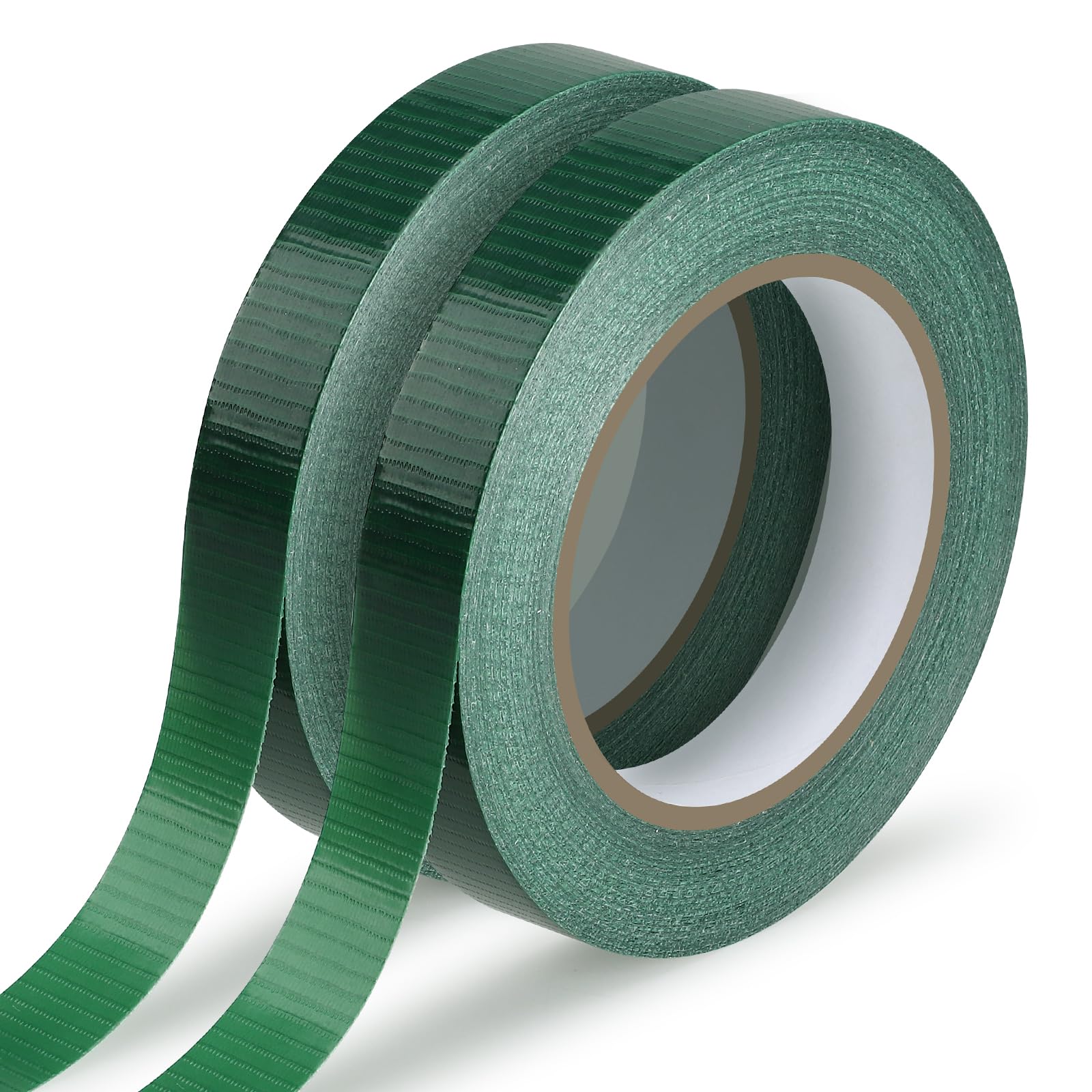 Prudiut 2 Rolls 30 Meters Green Waterproof Florist Ribbon 3/4" Wide Floral Ribbon for Fresh Bouquets Floral Arrangements Crafts-image-15