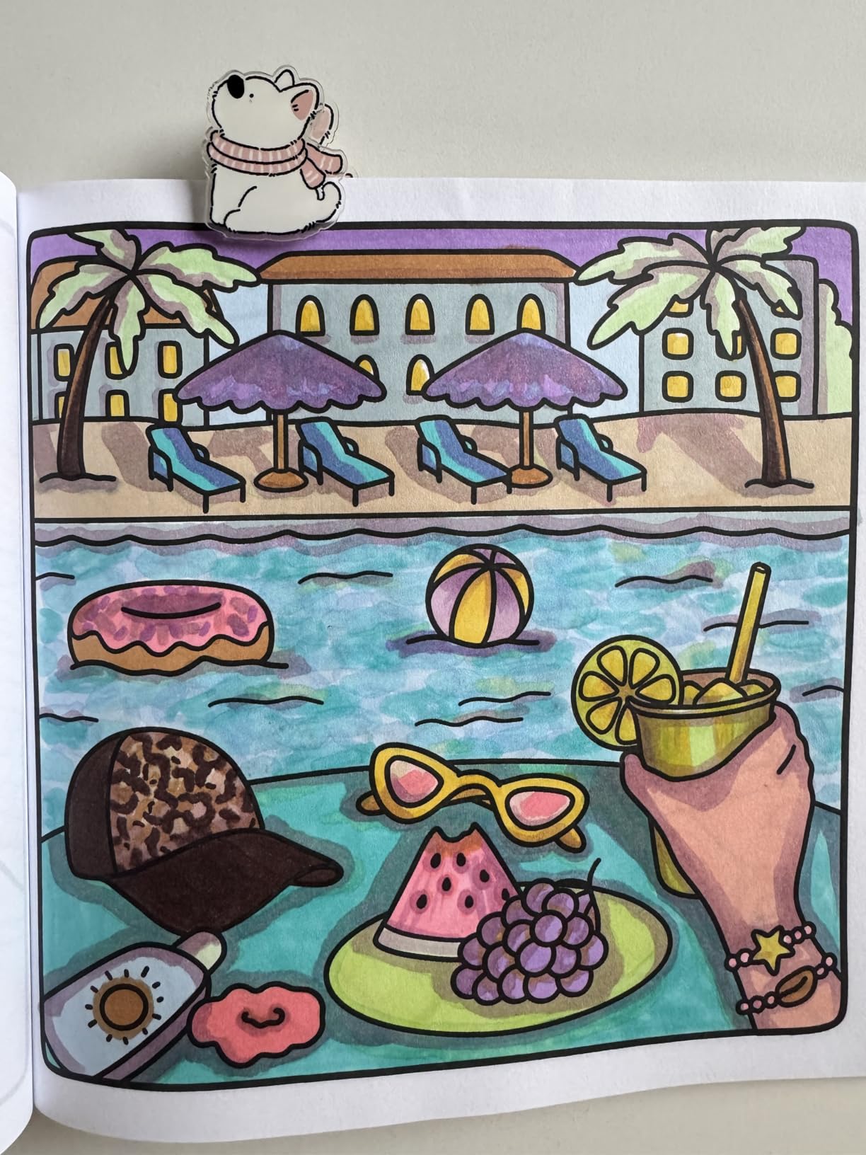 Cozy Girl Moments: Cute POV-Style Coloring Book for Adults and Teens Featuring Everyday Girly Activities for Relaxation (The Cozy Girl Series) - Preview 4