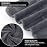 SINLAND Microfiber Facial Cloths Fast Drying Washcloth 12inch x 12inch Grey 6 pack