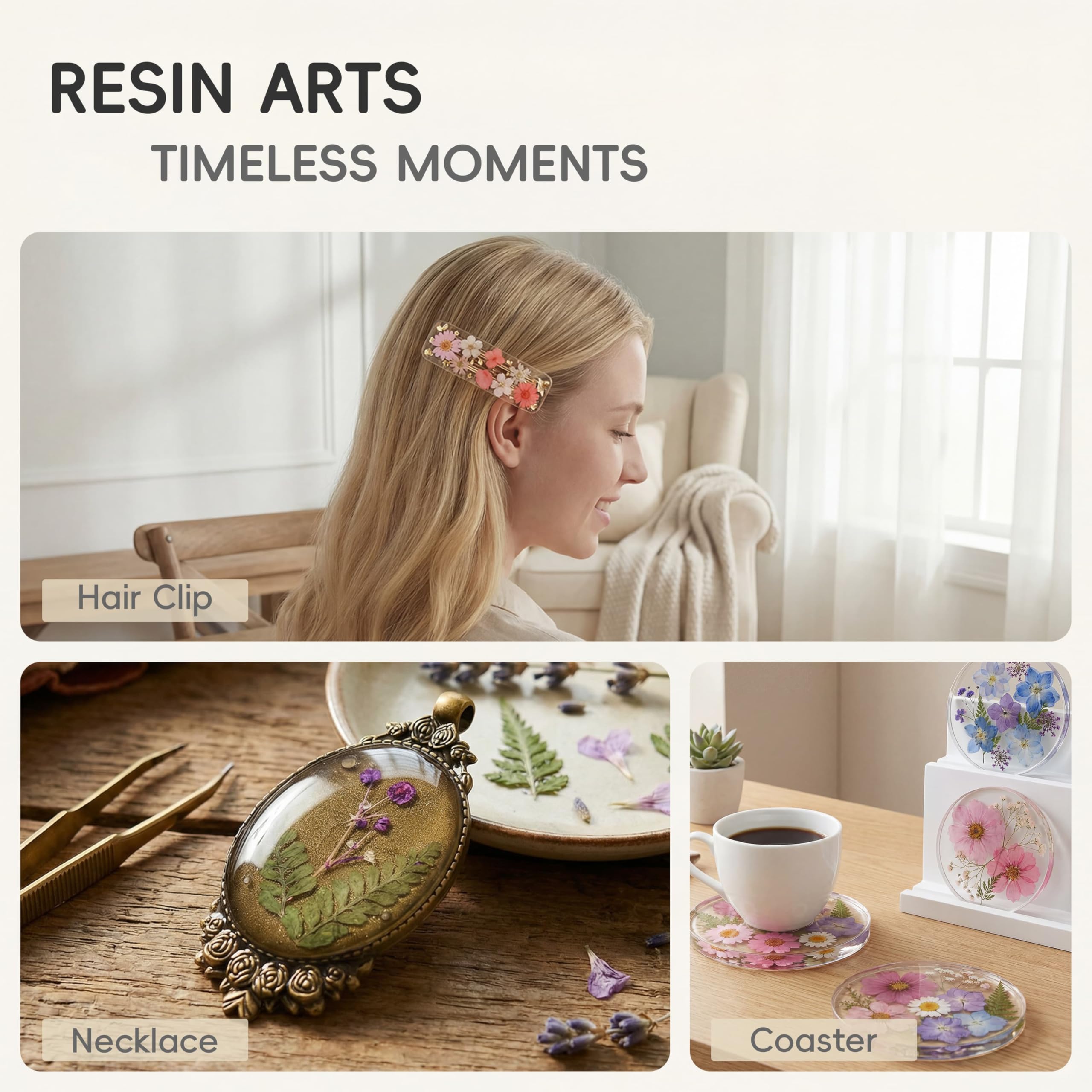 100 Stück getrocknete gepresste Blumen zum Basteln, echte natürliche getrocknete gepresste Blumen in Rosa, Lila und Blautönen für Harz, DIY-Kunst, Schmuck, Kerzen und Seife – Pinzette im Lieferumfang
