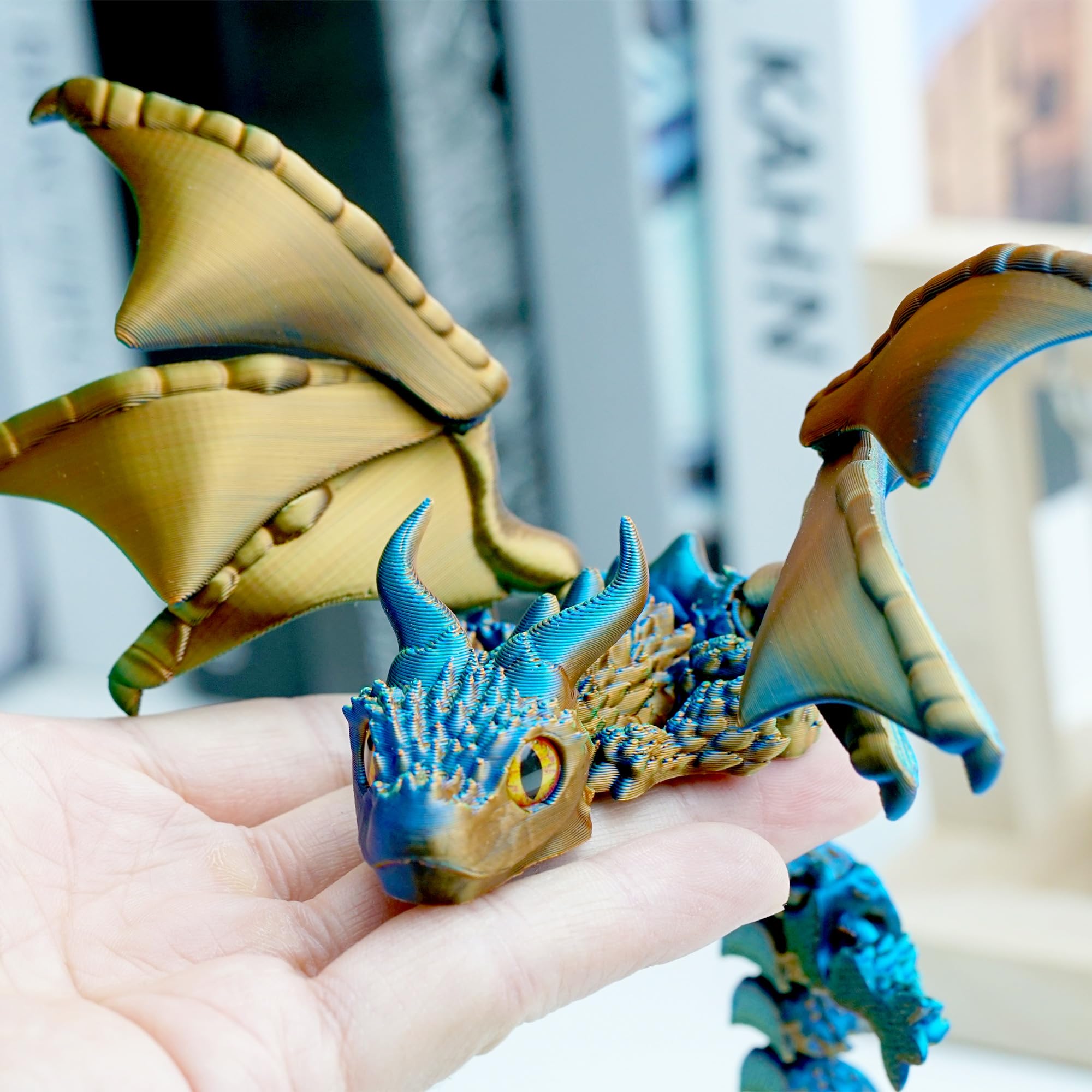 Amazon.com: BANPIWOLG 3D Printed Flying Dragon Model,Flexible