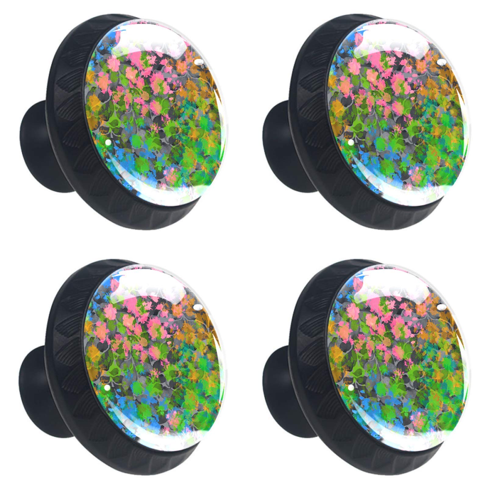 Boutons de meuble ronds en verre pour rénover facilement vos vieux tiroirs