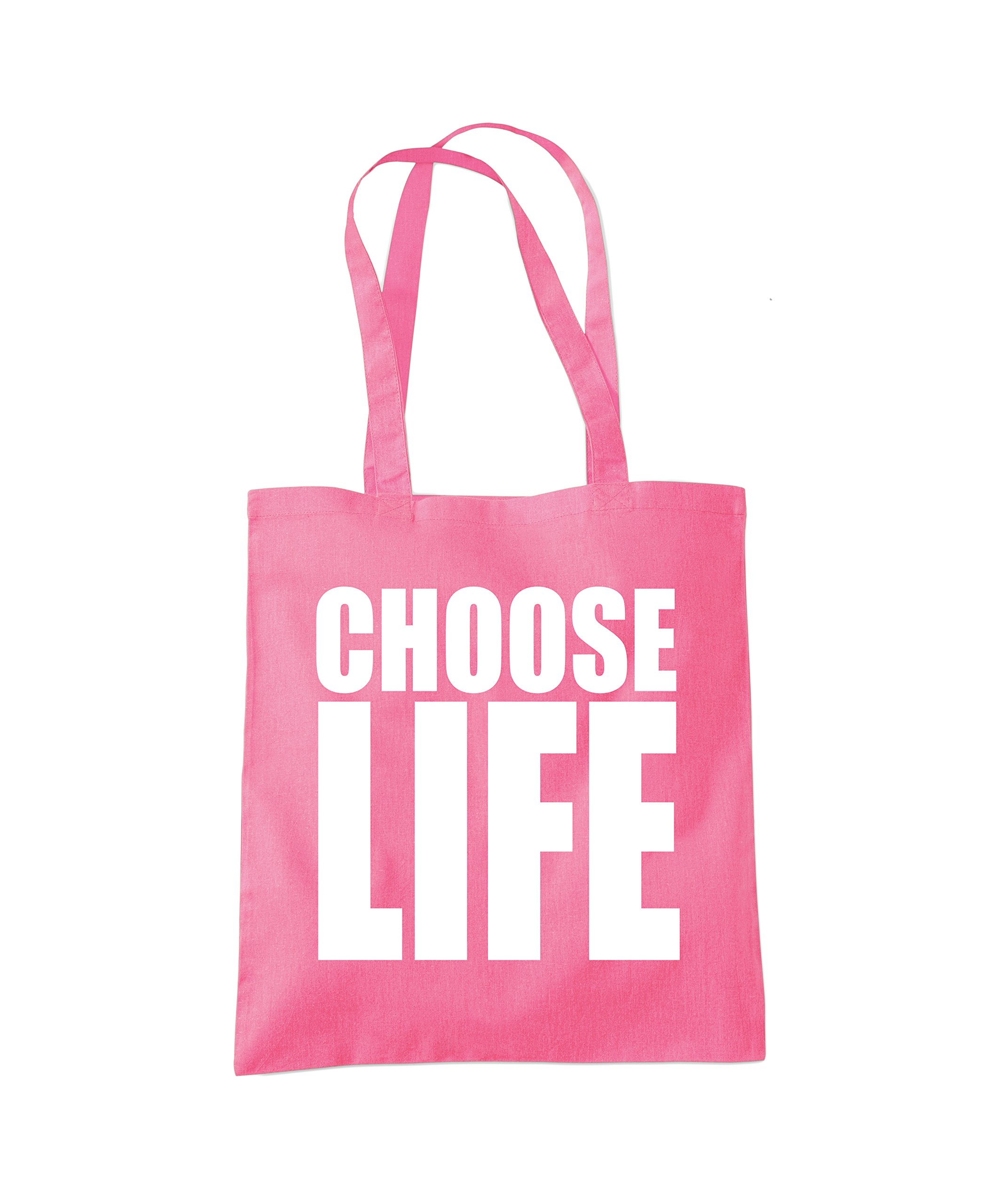 Hotscamp Women's Pink Choose Life - Tote Shopper Fashion Bag
