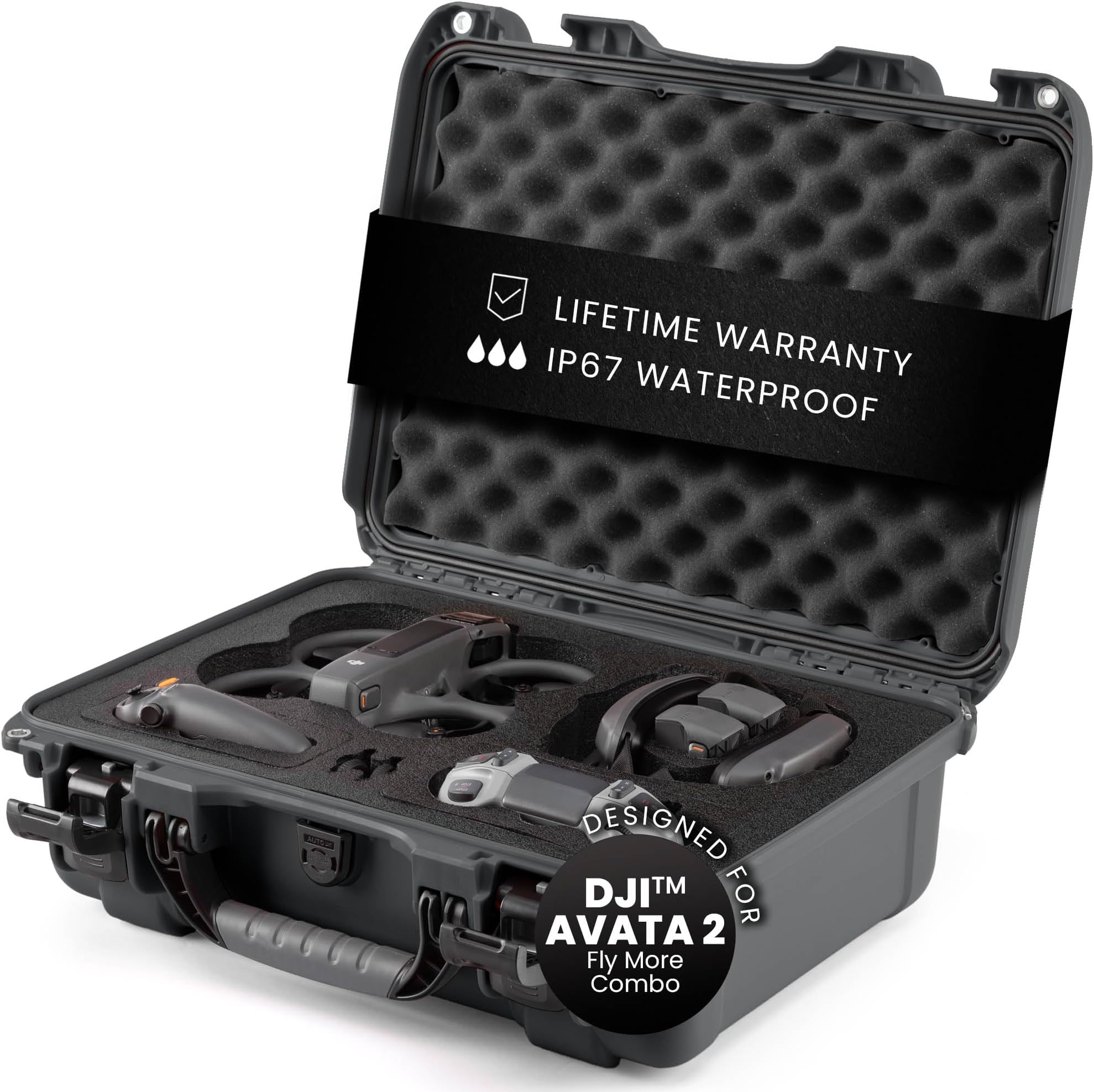 Amazon.com : Nanuk 925 Waterproof Hard Case with Foam Insert for DJI ...