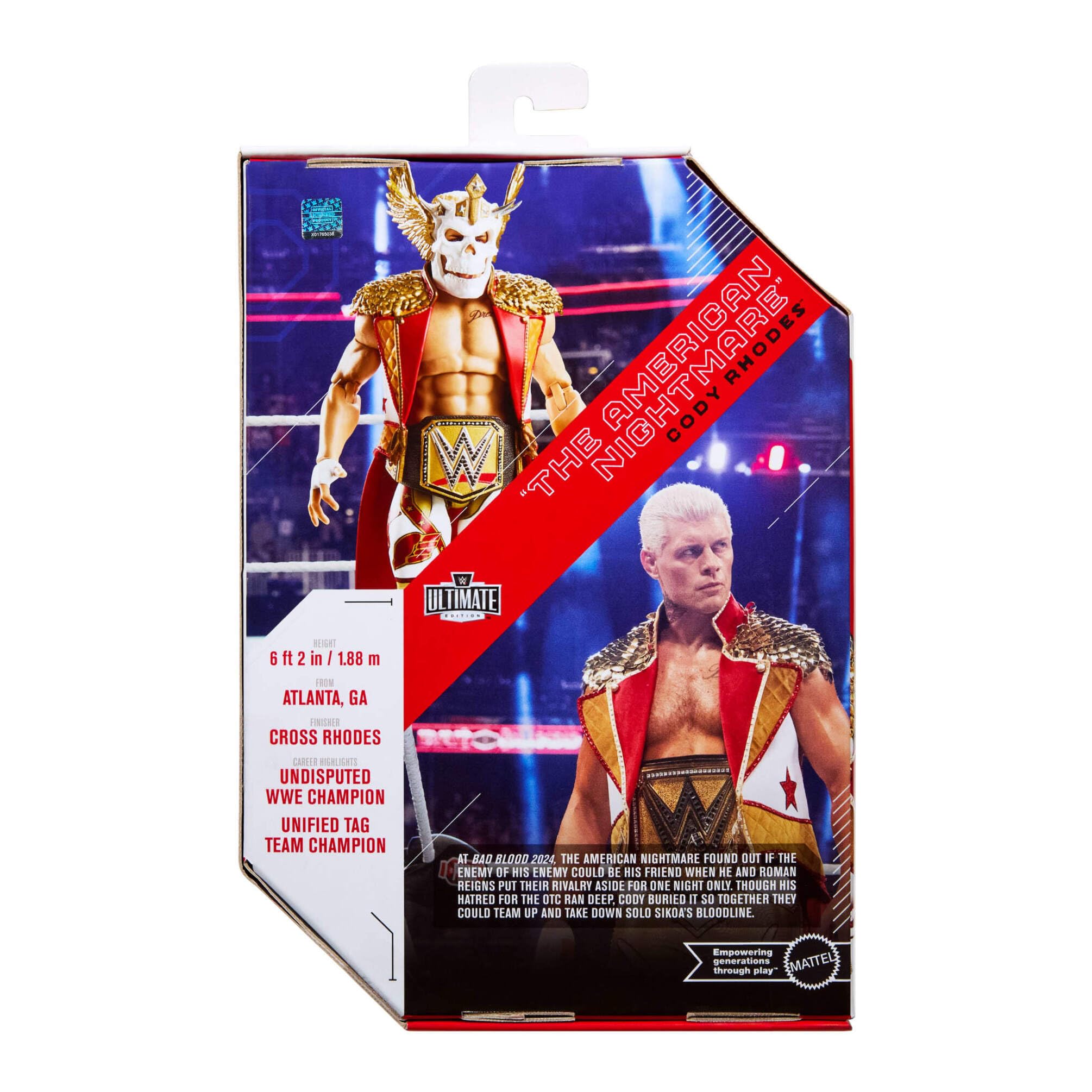 Mattel WWE Ultimate Edition Figura Cody Rhodes y Accesorios