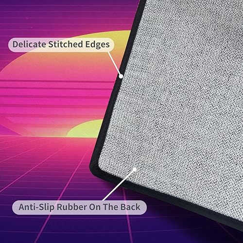 Miniatura 5 de Runner Rug Washable 2x8 Vaporwave retrowave synthwave Retro sci fi 1980s Landscape Cyber Non-Slip Hallway Area Rug Indoor Outdoor Home Decor for