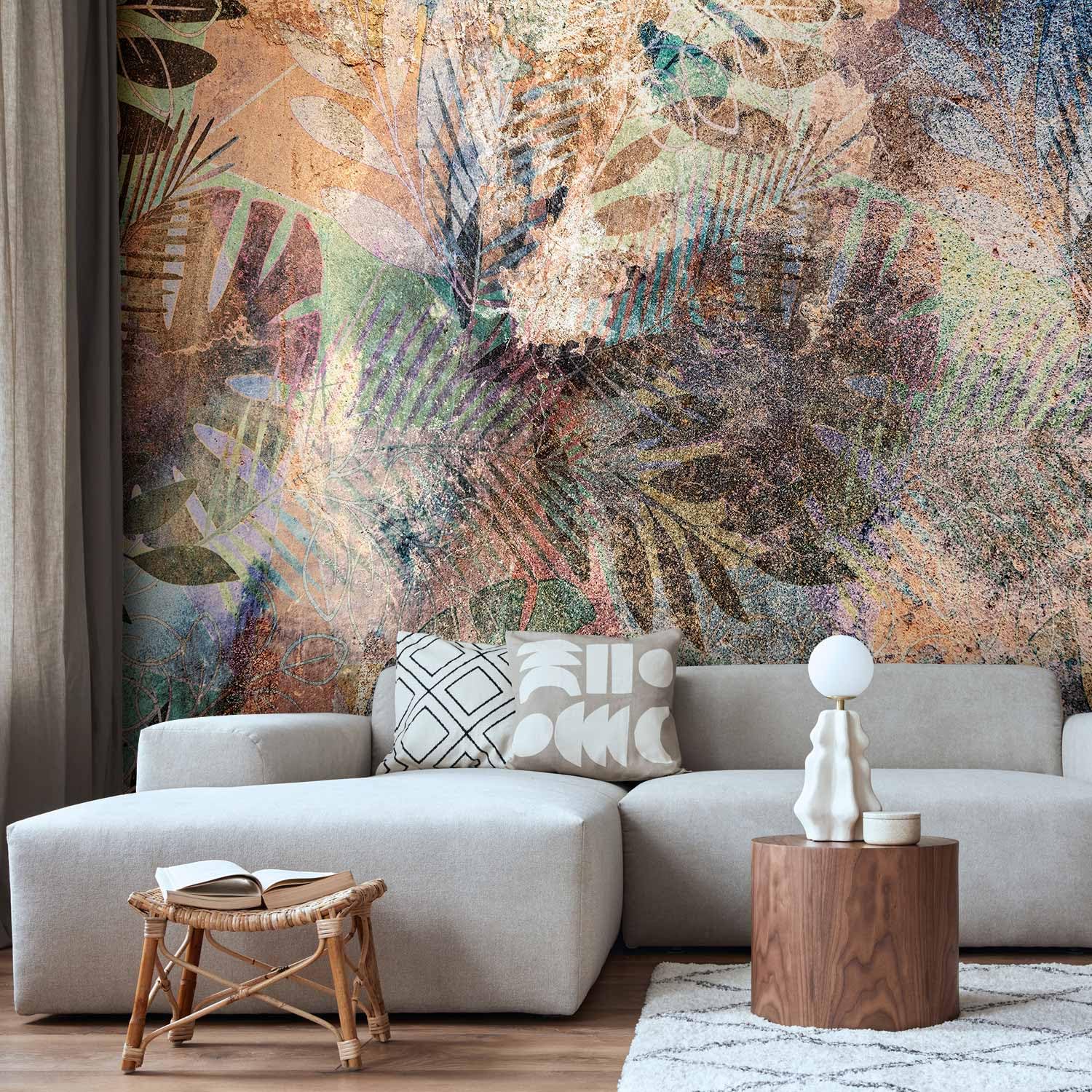 murando Fotomurales tropical Hojas 200x140 cm XXL Papel pintado