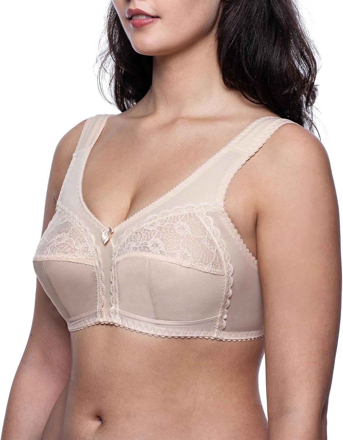 No Underwire Wireless Bra Minimizer Bras for Women, Plus Size, Full Coverage - Image 5