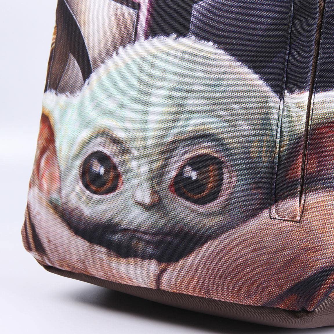 CERDÁ LIFE'S LITTLE MOMENTS Mujer Poliéster The Mandalorian-Licencia Oficial Disney, Multicolor, Grande-Mochila con el tamaño Ideal para Que lleves Todo ordenado