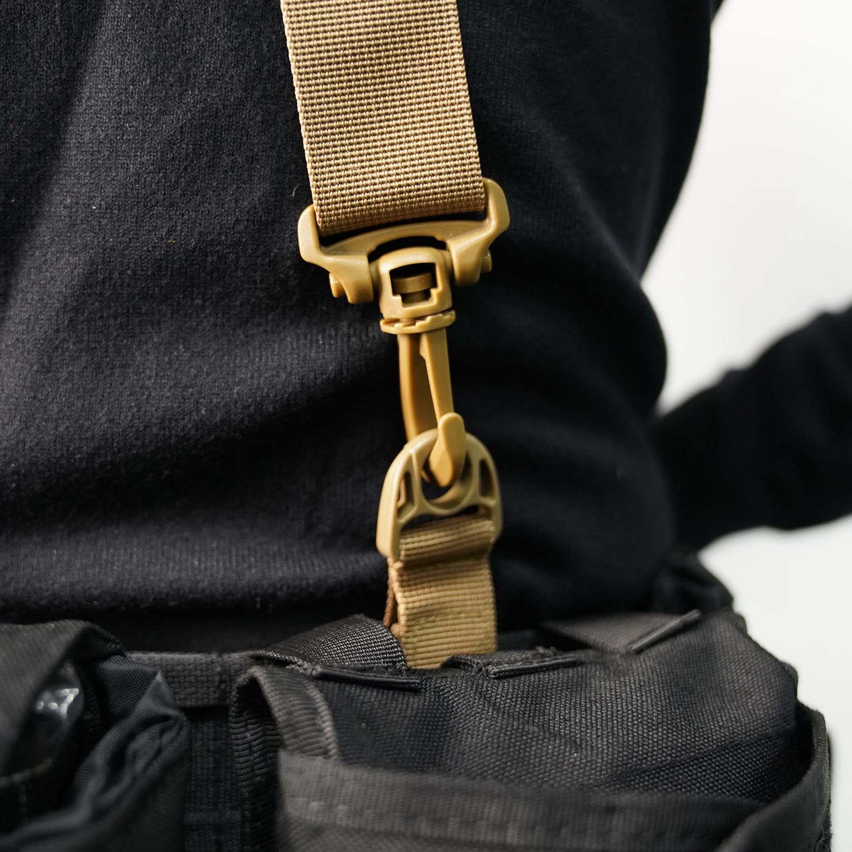 Bretelle Suspender Bretelle per Imbracatura per Cintura di Servizio Cinghia Regolabile per Le Forze Dell'Ordine E 4 Passanti per Cintura degli Attrezzi