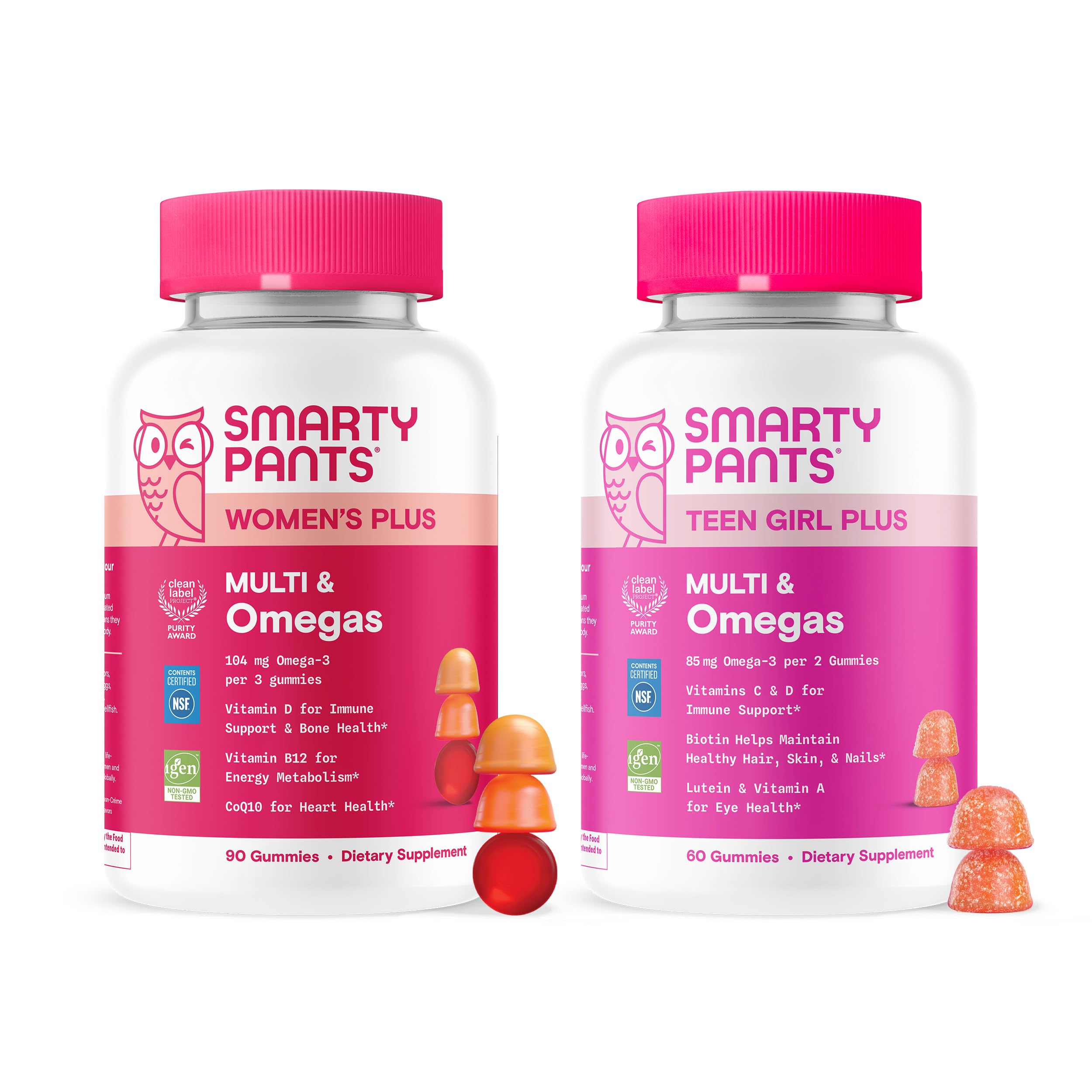 SmartyPants Teen Girl Multivitamin Gummies, Omega 3, Biotin, Zinc, 60 Ct — Amazon image 10