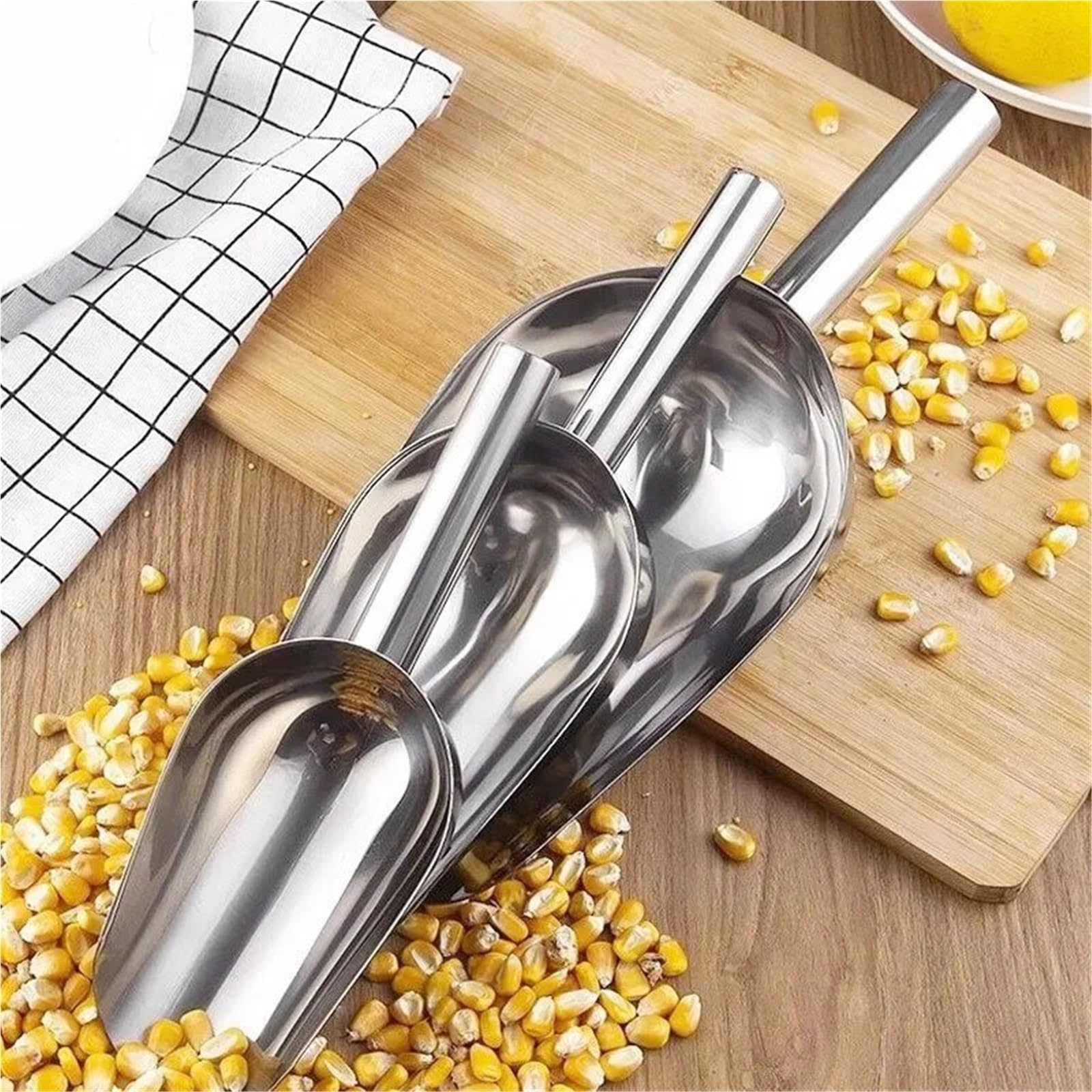 Espátula for alimentos espesada de acero inoxidable 6 piezas Para Bar