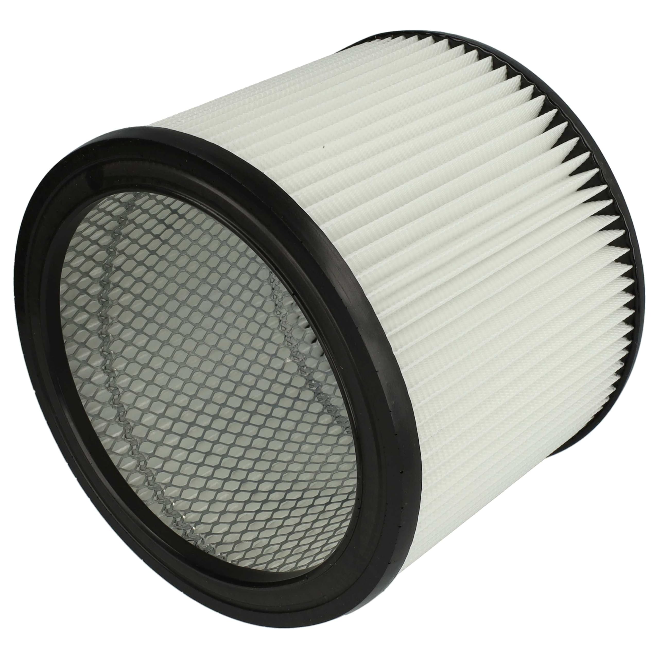 vhbw 4x filtro a pieghe piatte compatibile con Arebos aspiratore industriale 1600W aspiratore - nero/bianco