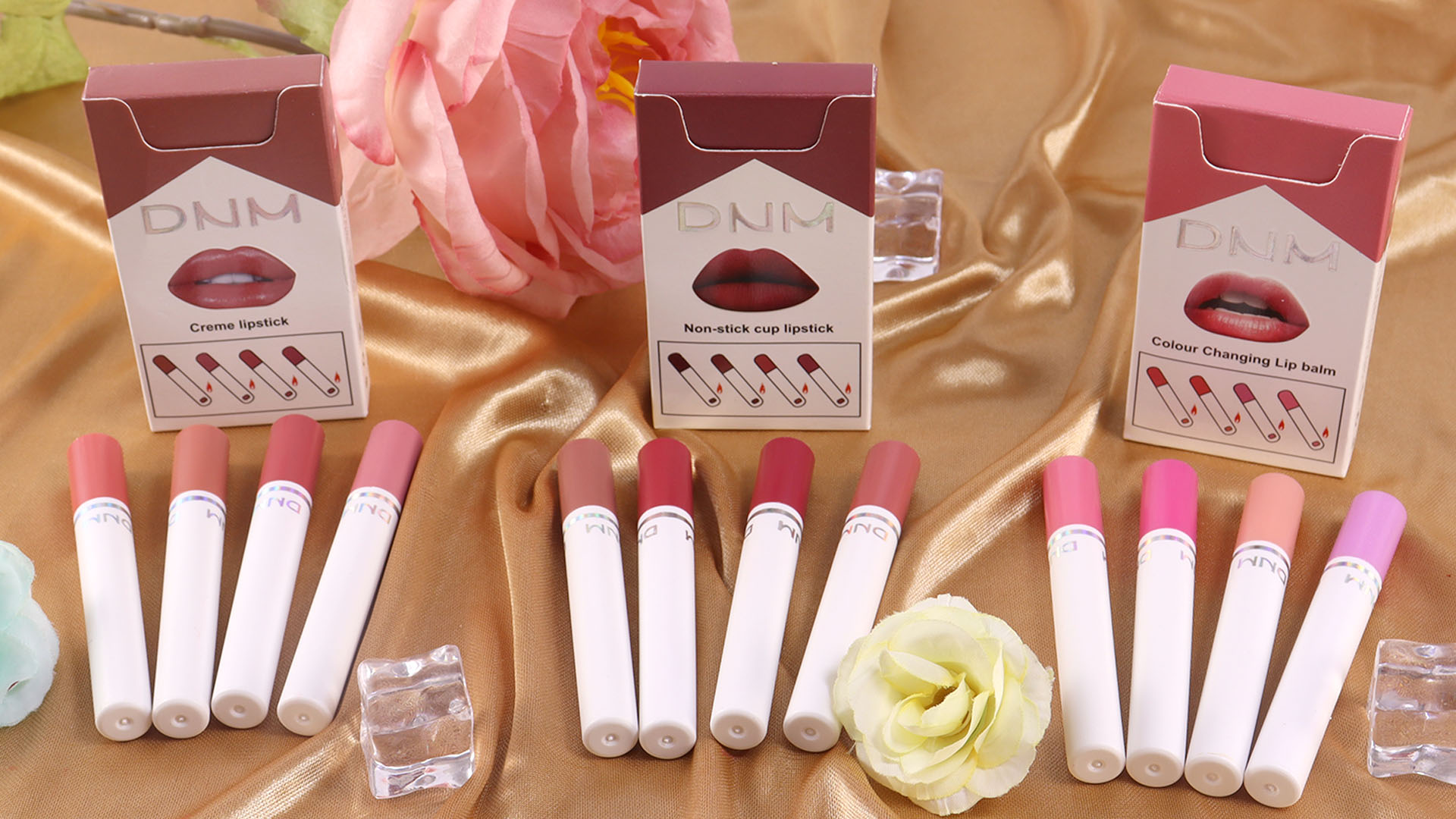 Amazon.com : DNM 4Pcs Little Smoke Matte Cigarette Lipstick Lipgloss Sets  for Women,Lip stain Long Lasting 24 hours Waterproof labiales mate 24 horas  originales matte larga duracion 24 Lip Stick Packs Matte